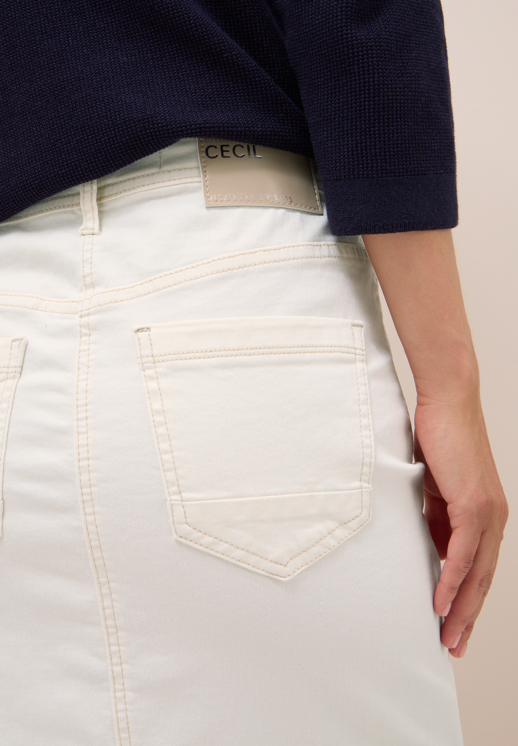 Thumbnail - Cecil Midirock "ein zeitloses Statement-Piece" unifarben, casual, Knielang, schmal