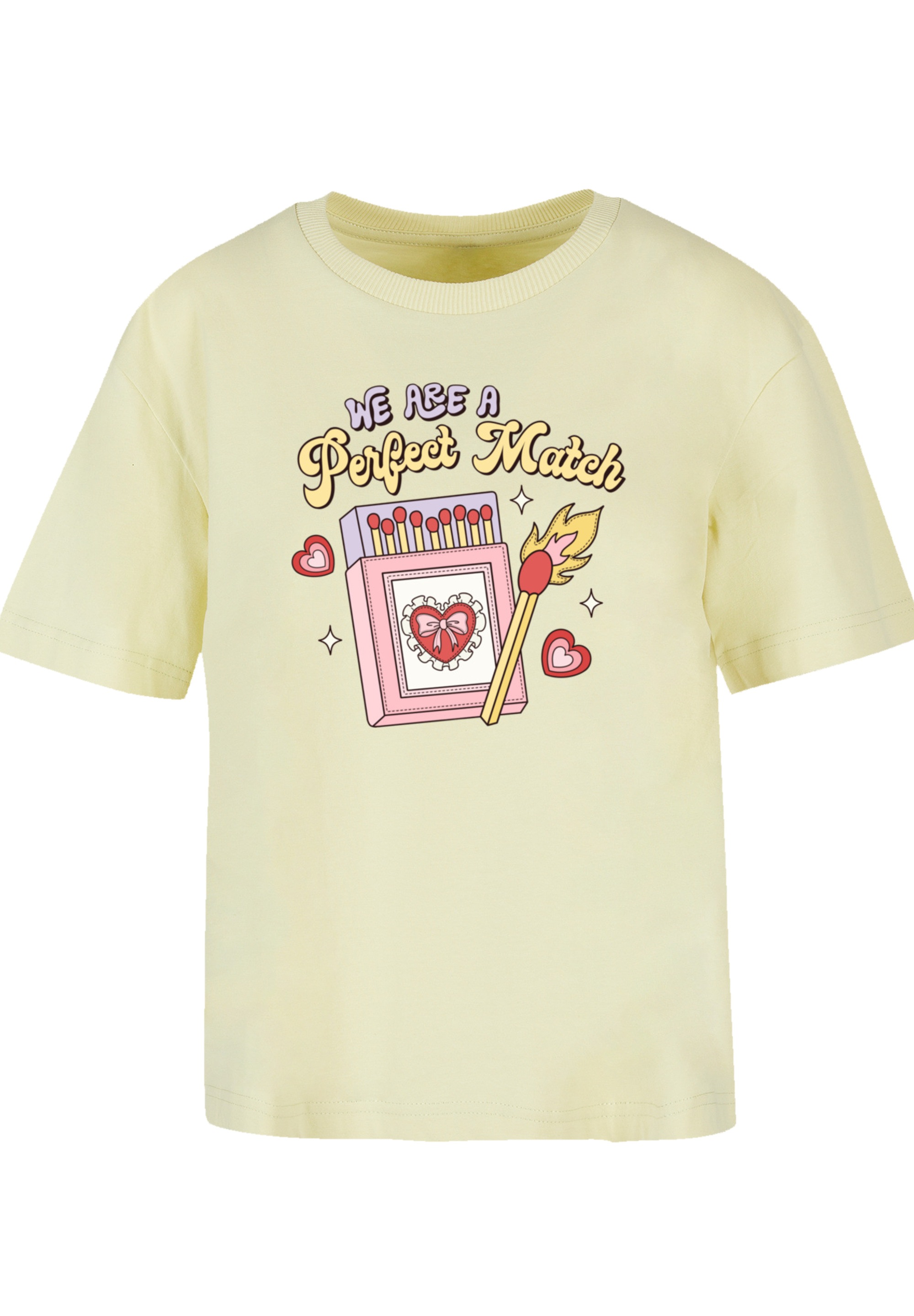 F4NT4STIC T-Shirt "We Are A Perfect Match Love", Premium Qualität günstig online kaufen