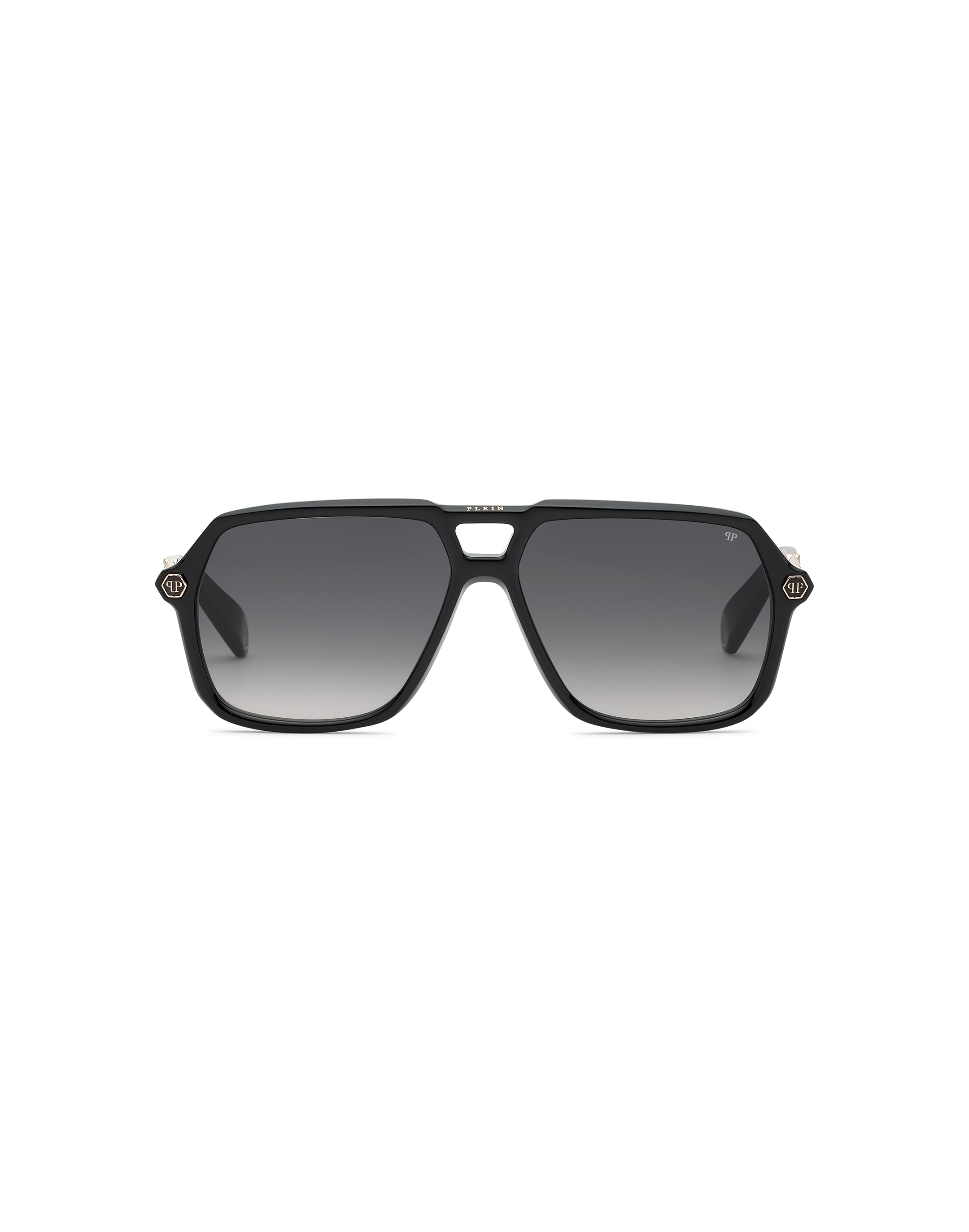 PHILIPP PLEIN Sonnenbrille "Hexagon Mit Nieten Verziert"