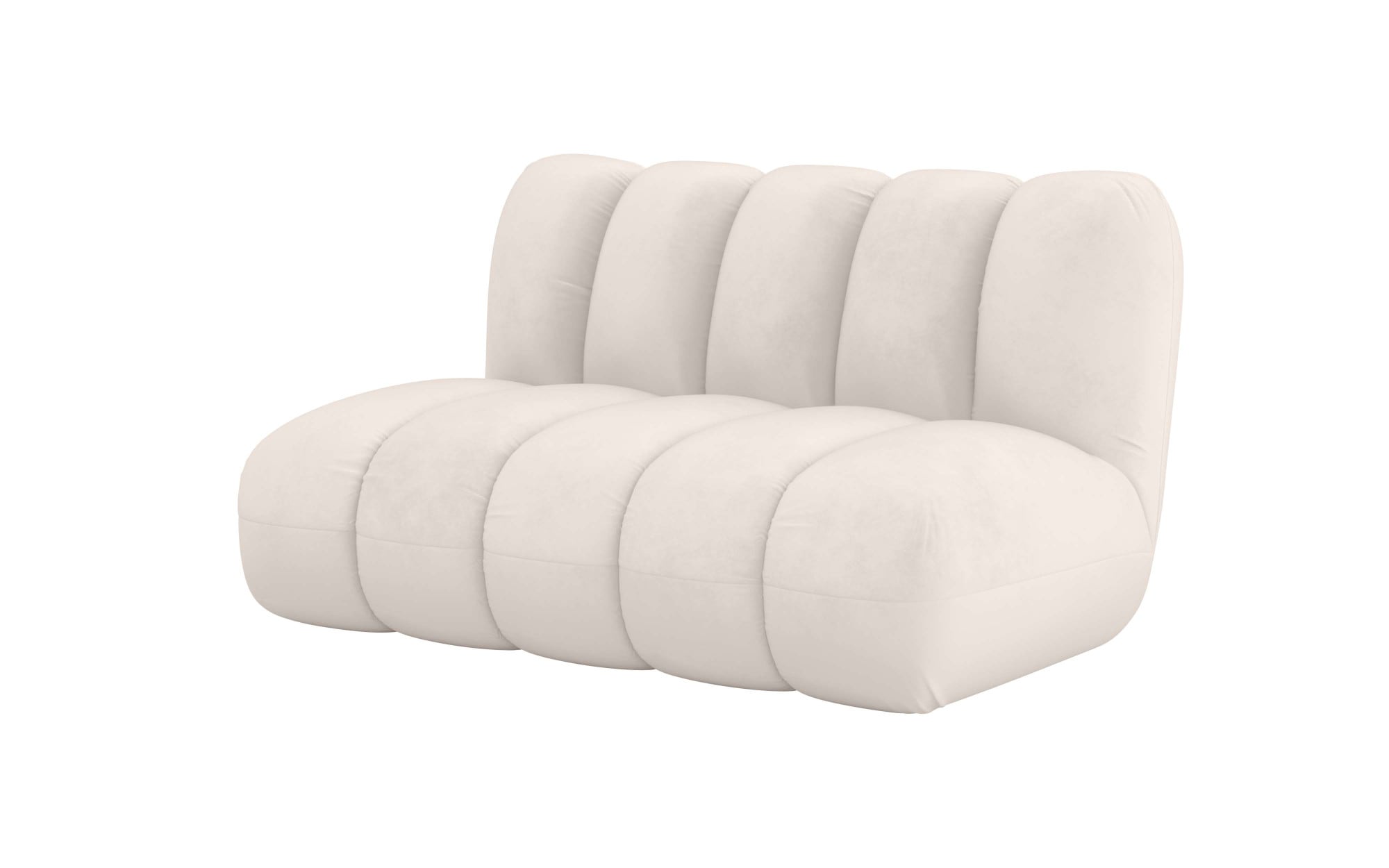 LeGer Home by Lena Gercke 2-Sitzer »Priya Designersofa, moderne Steppung, auch in Bouclé«, gemütlich und modern, B/T/H: 155/108/84 cm