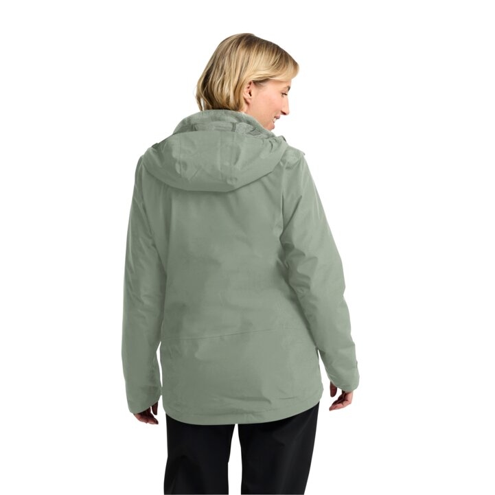 Jack Wolfskin 3-in-1-Funktionsjacke »MOONRISE 3IN1 JKT W«, mit Kapuze, 3in1, atmungsaktiv, Übergangsjacke