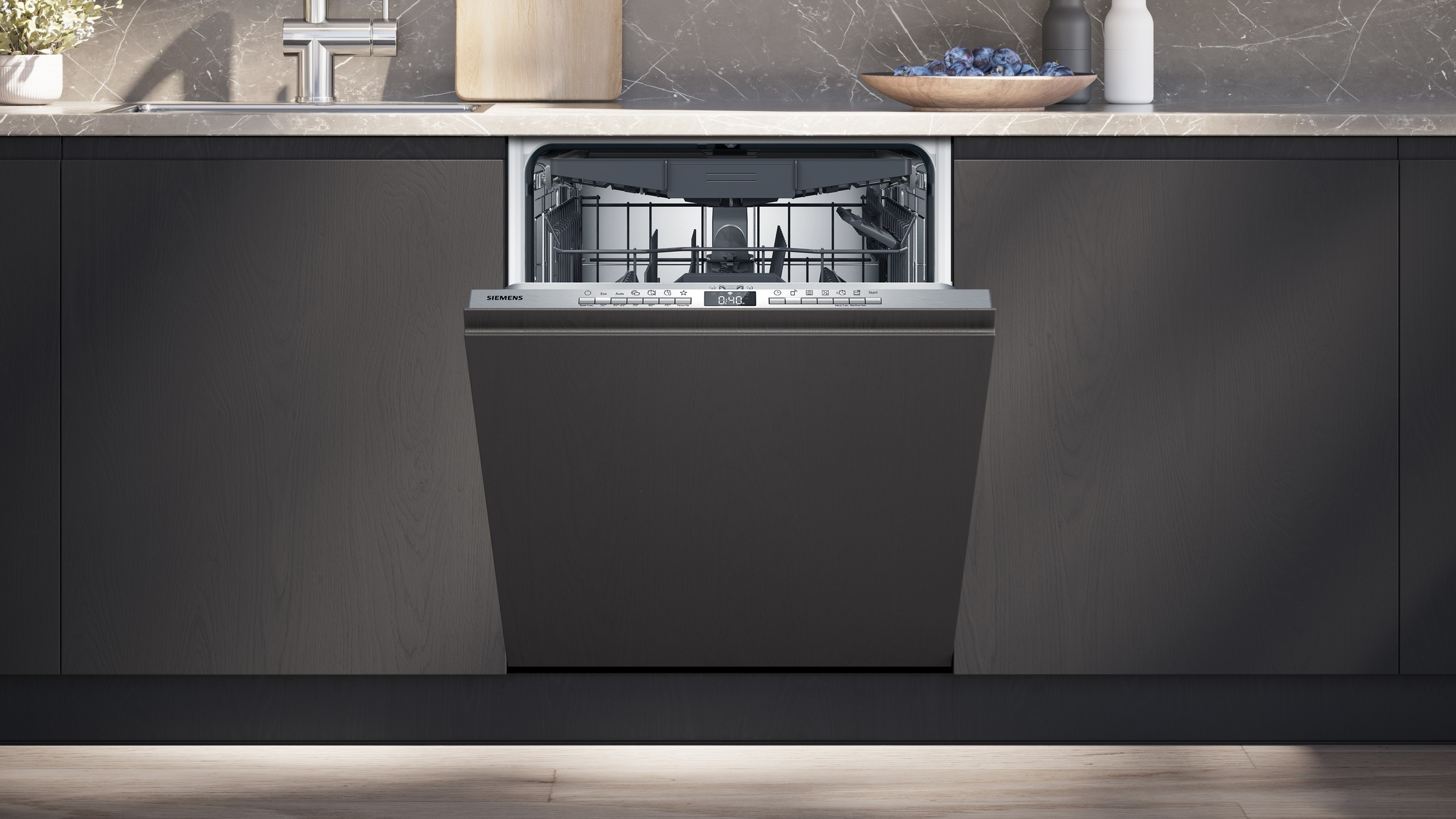 SIEMENS vollintegrierbarer Geschirrspüler XXL, iQ300 »SX63EX22CE«, 14 Maßgedecke, Made in Germany