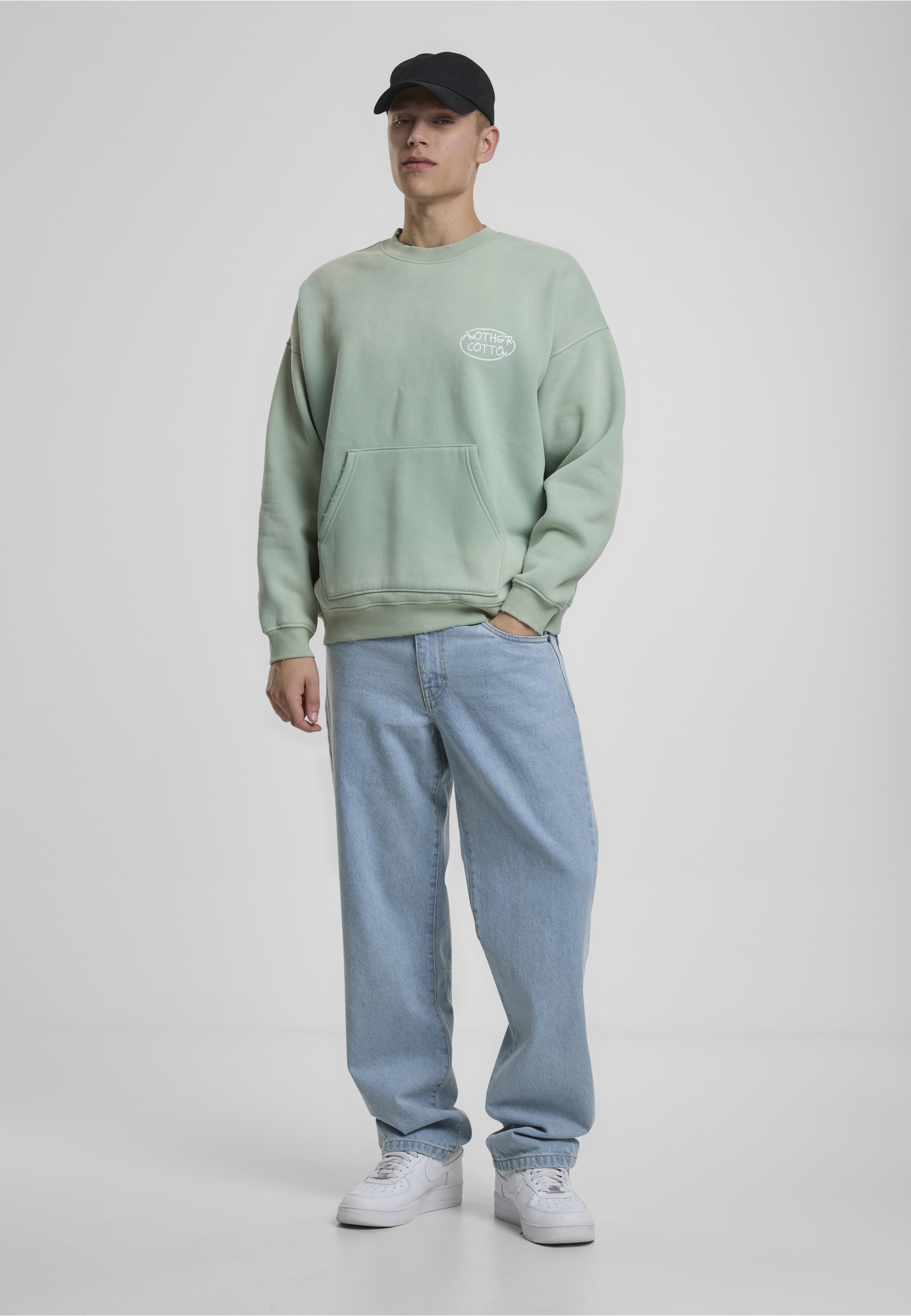 Another Cotton Lab Rundhalspullover »Another Cotton Lab Matcha Mornings Oversized Sweatshirt« 1