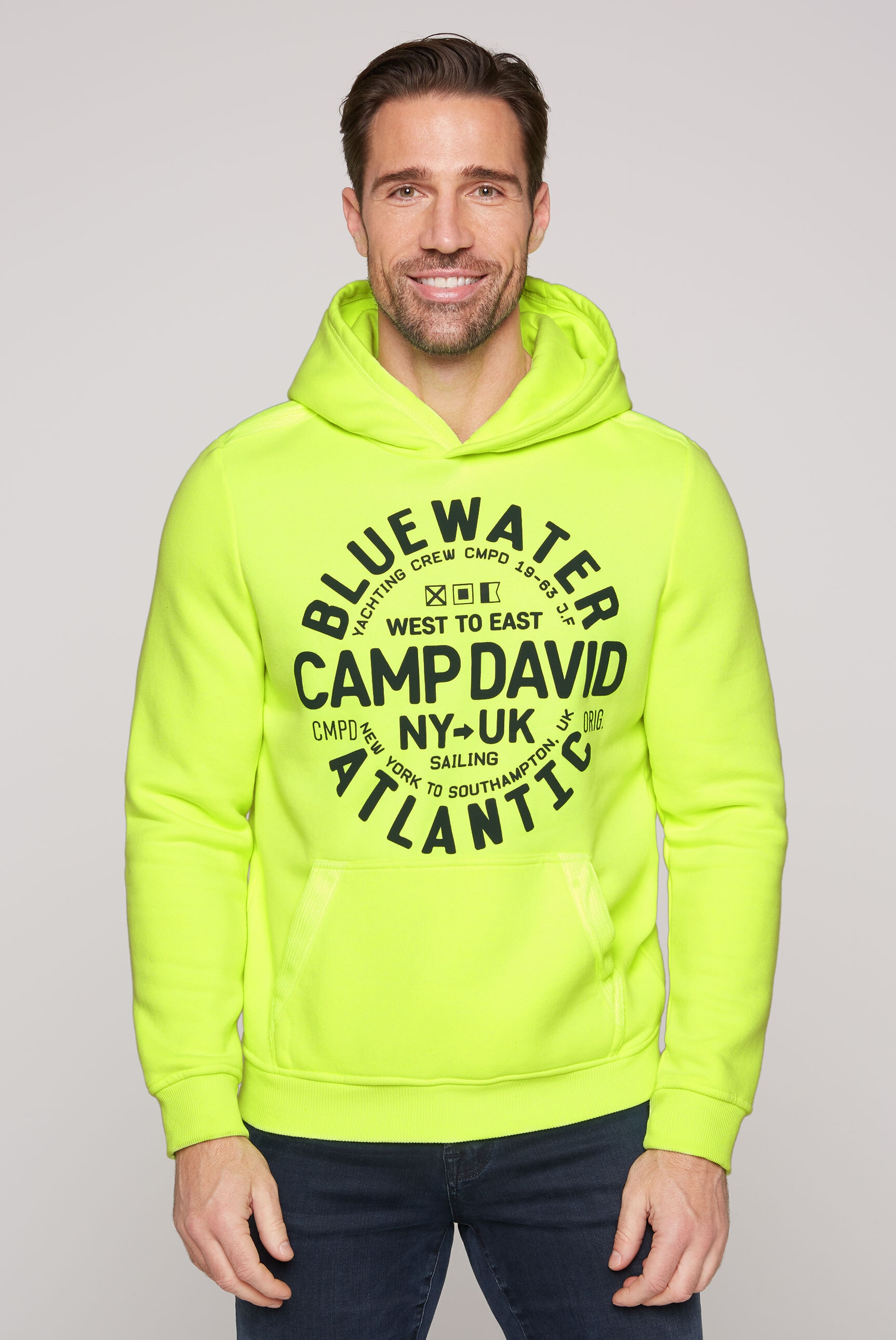 CAMP DAVID Kapuzensweatshirt, mit Baumwolle