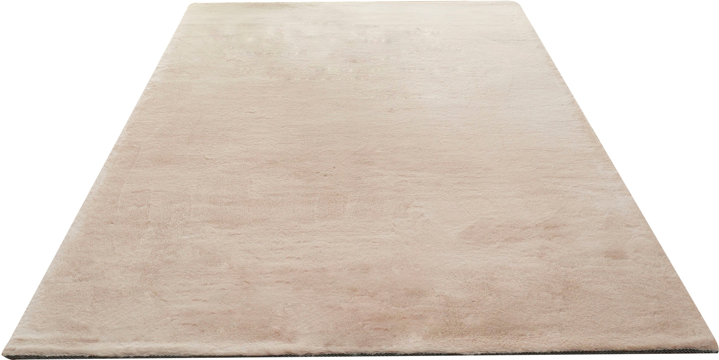 Bruno Banani Fellteppich »Rabbit 2, Kunstfell Teppich, Modern«, rechteckig, 25 mm Höhe, Kaninchenfell-Haptik, sehr weich, Wohnzimmer, Schlafzimmer, Esszimmer