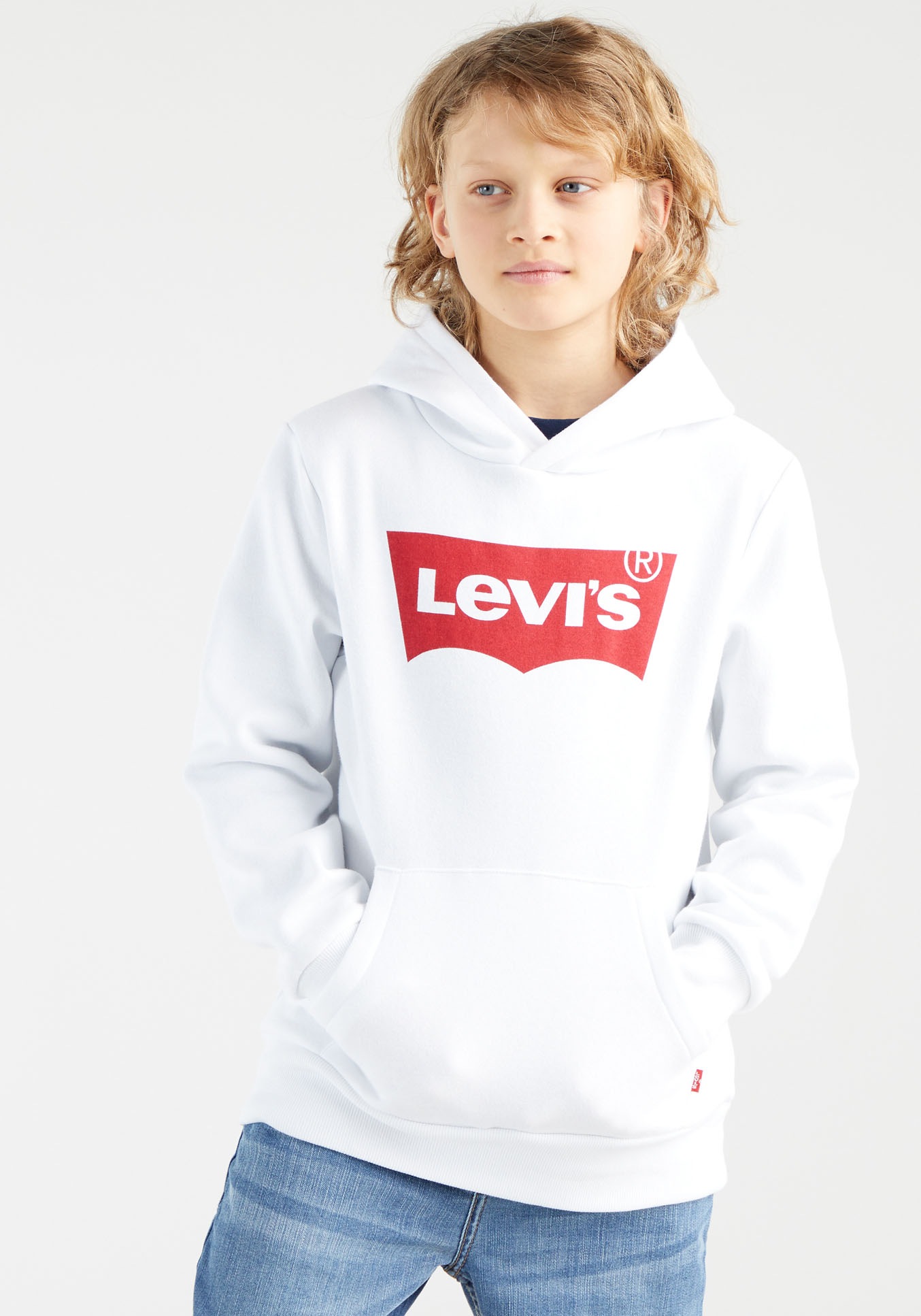 Levis Kids "LVB BATWING PULLOVER HOODIE", for BOYS
