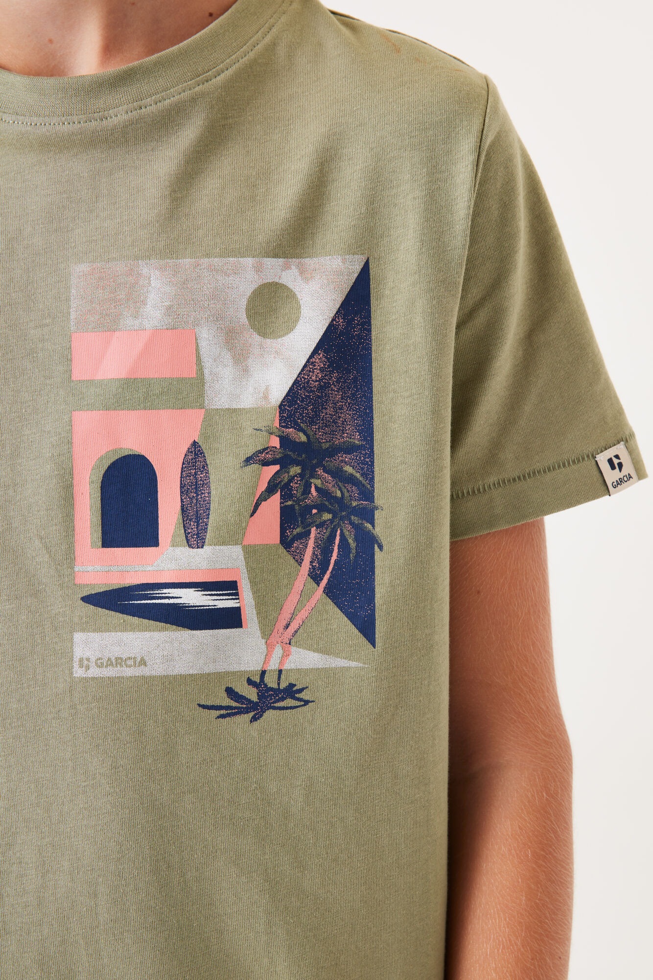 Garcia T-Shirt, mit coolem Frontprint, for BOYS