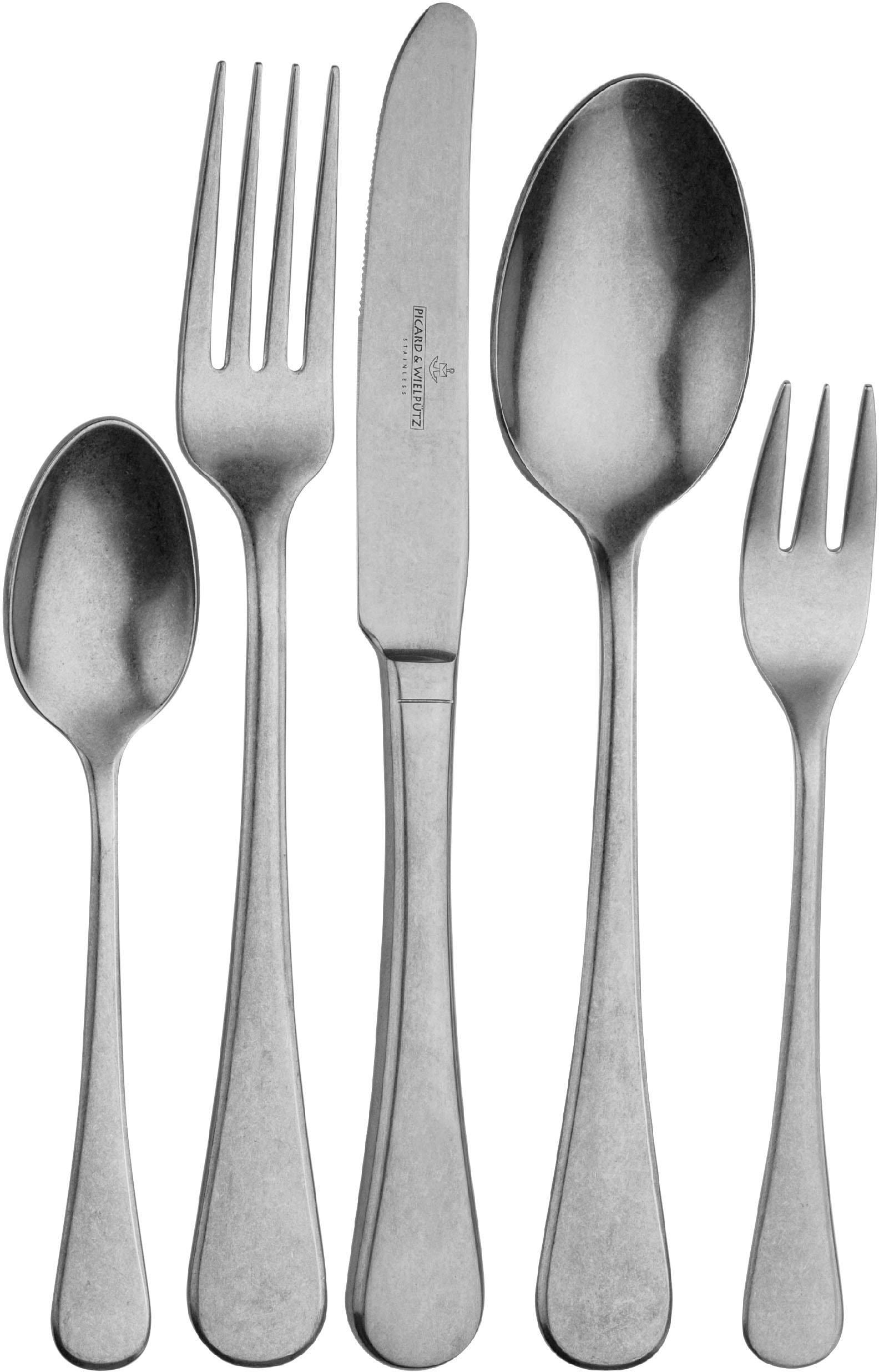 Picard & Wielpütz Solingen Besteck-Set "Rossini" Vintage-Look, Stone washed günstig online kaufen