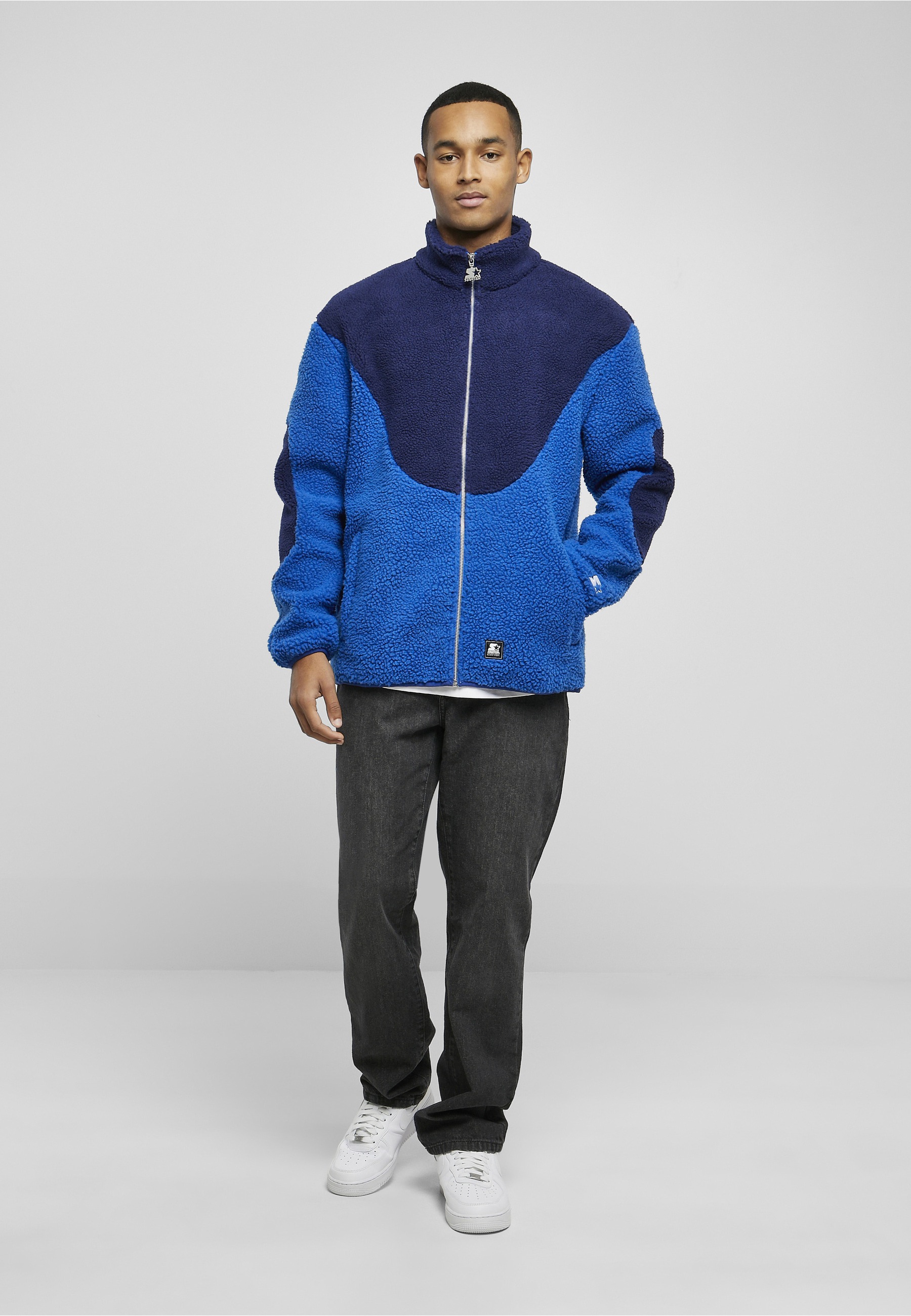 Starter Black Label Winterjacke »Starter Black Label Herren Starter Sherpa Fleece Jacket« 1 Stk. tlg. ohne Kapuze