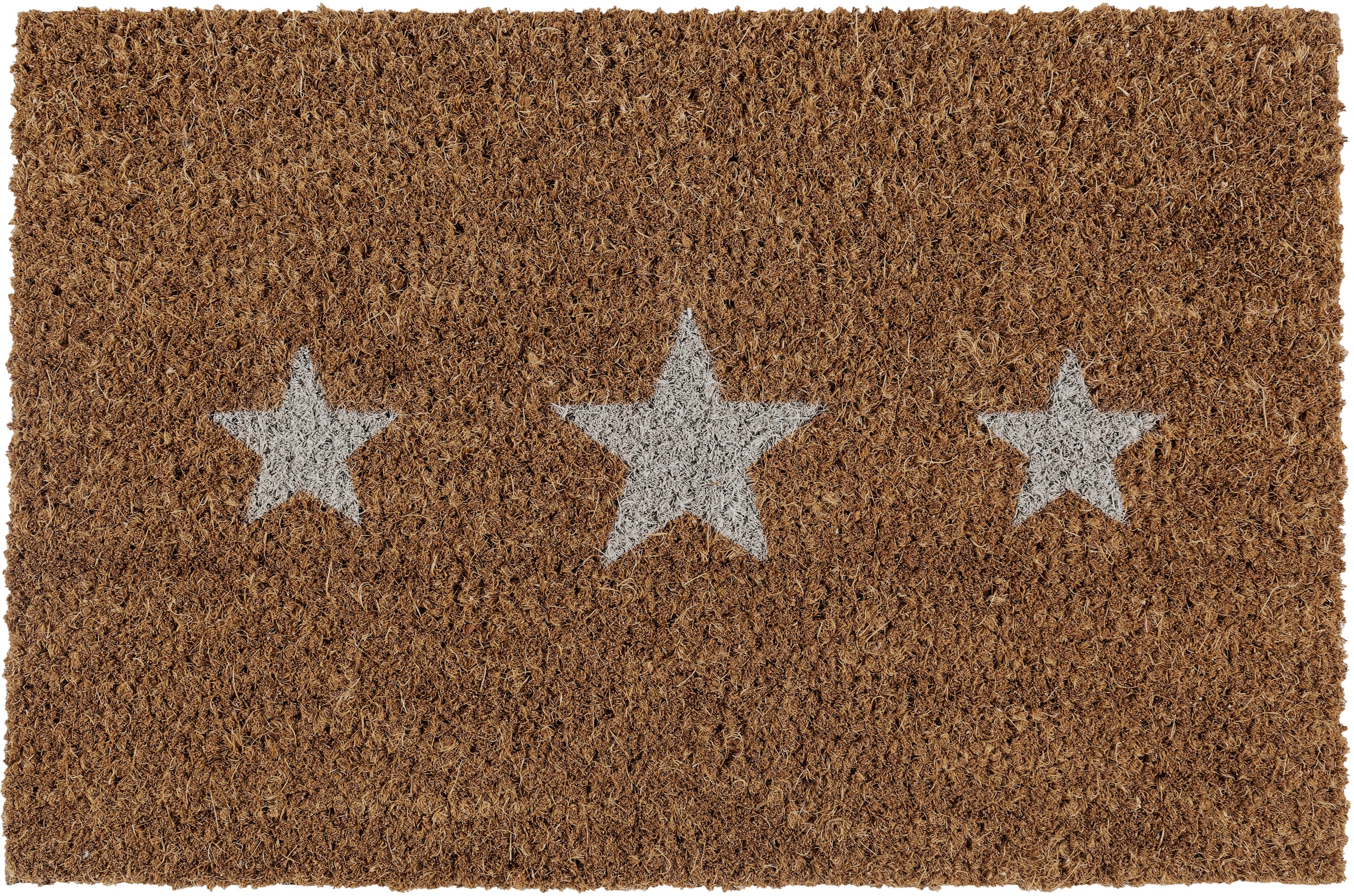 Andiamo Fußmatte »Kokos Sterne«, rechteckig, Schmutzfangmatte, Motiv  Sterne, In- und Outdoor geeignet | BAUR