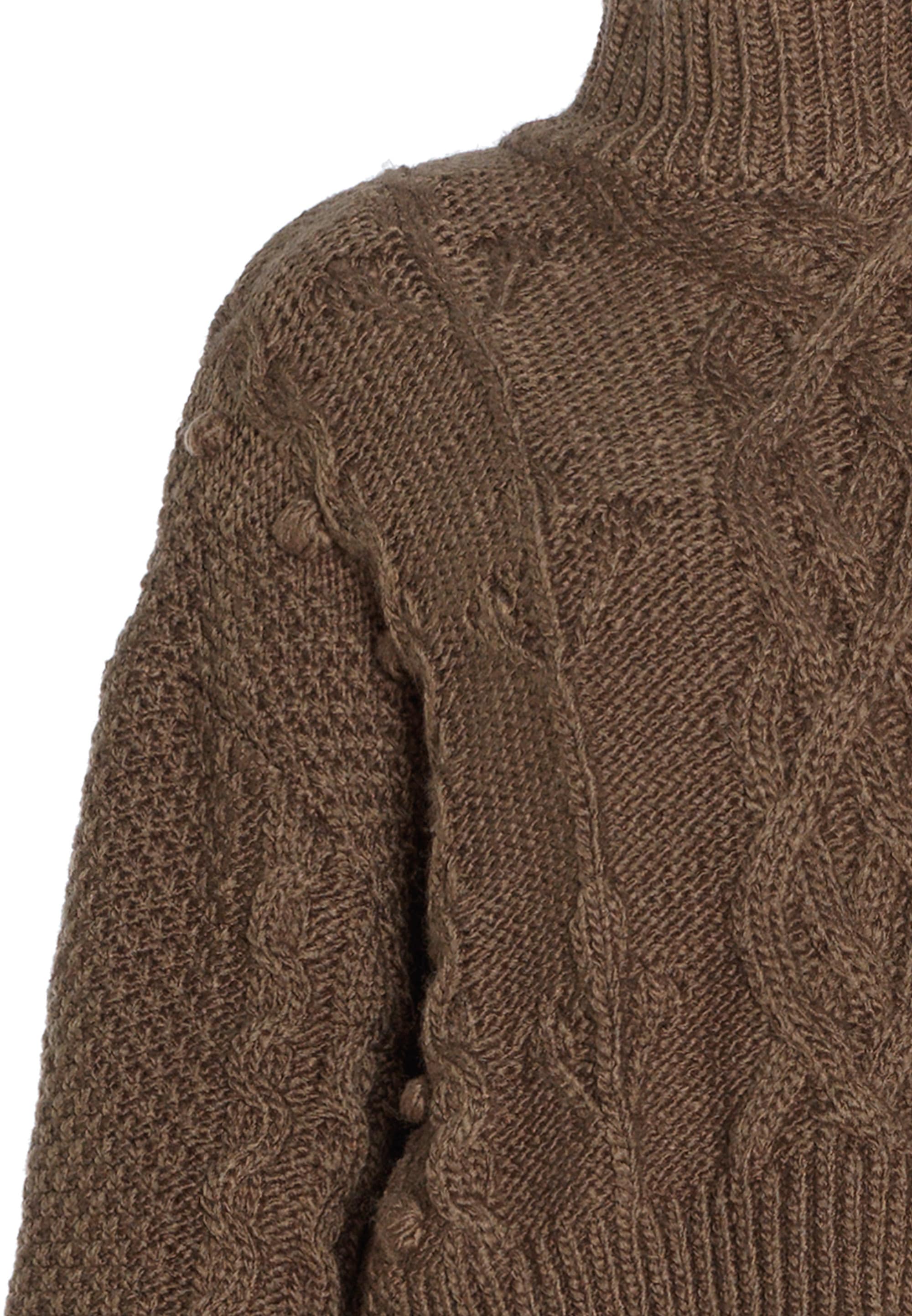 Le Temps Des Cerises Strickpullover »NICK«, mit Stehkragen
