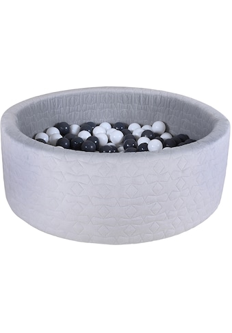 Knorrtoys ® Bällebad »Cosy Geo Grey« su 300 Bäll...