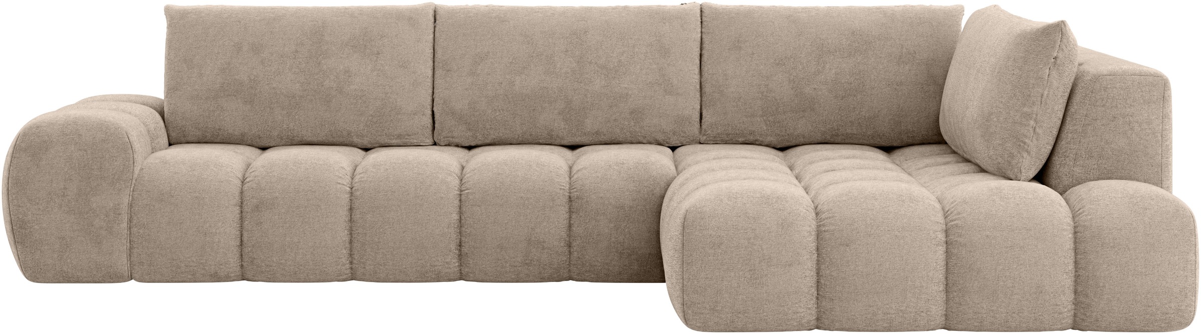 OTTO home Ecksofa "AZITA L-Form, XXL 352 cm Designsofa in Bubble-Opitk" los günstig online kaufen