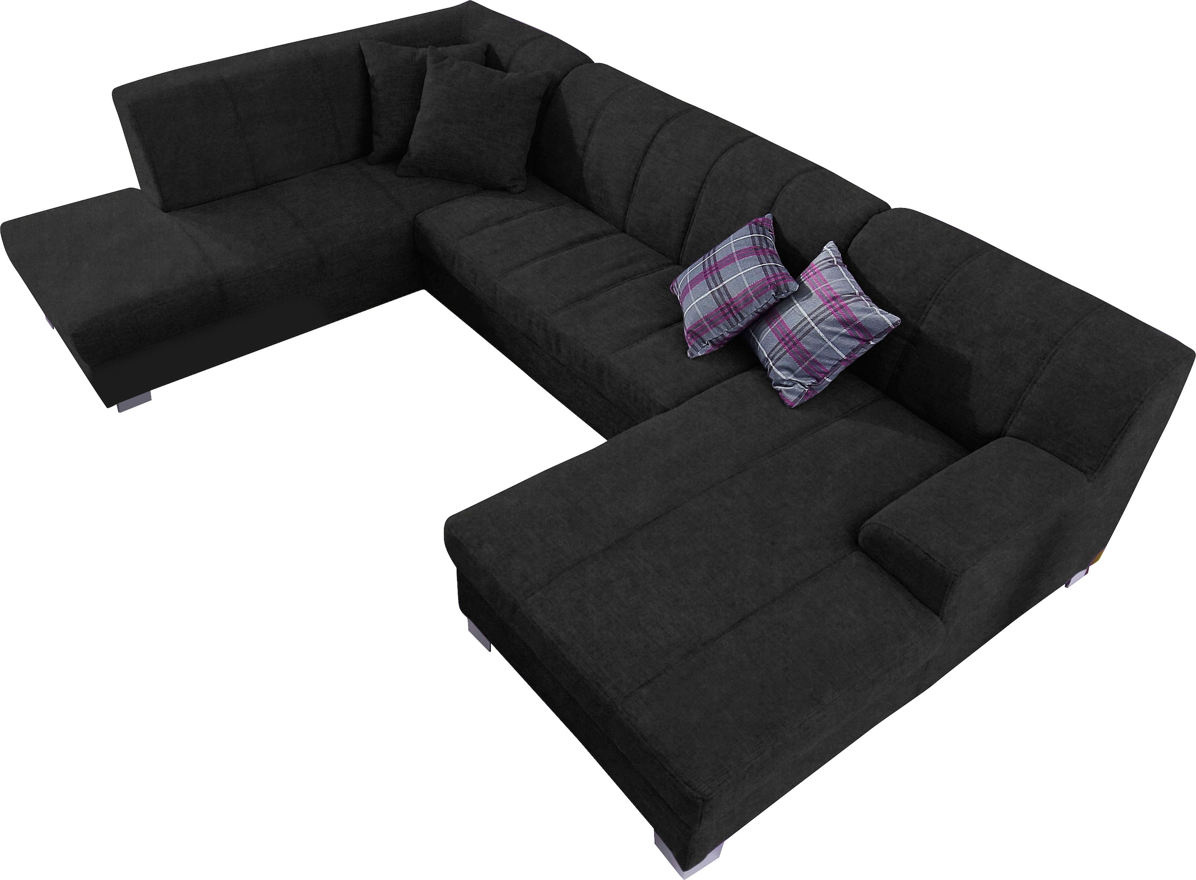 Home affaire Wohnlandschaft "Anzio, modern und gemütlich, niedrige Armlehne günstig online kaufen