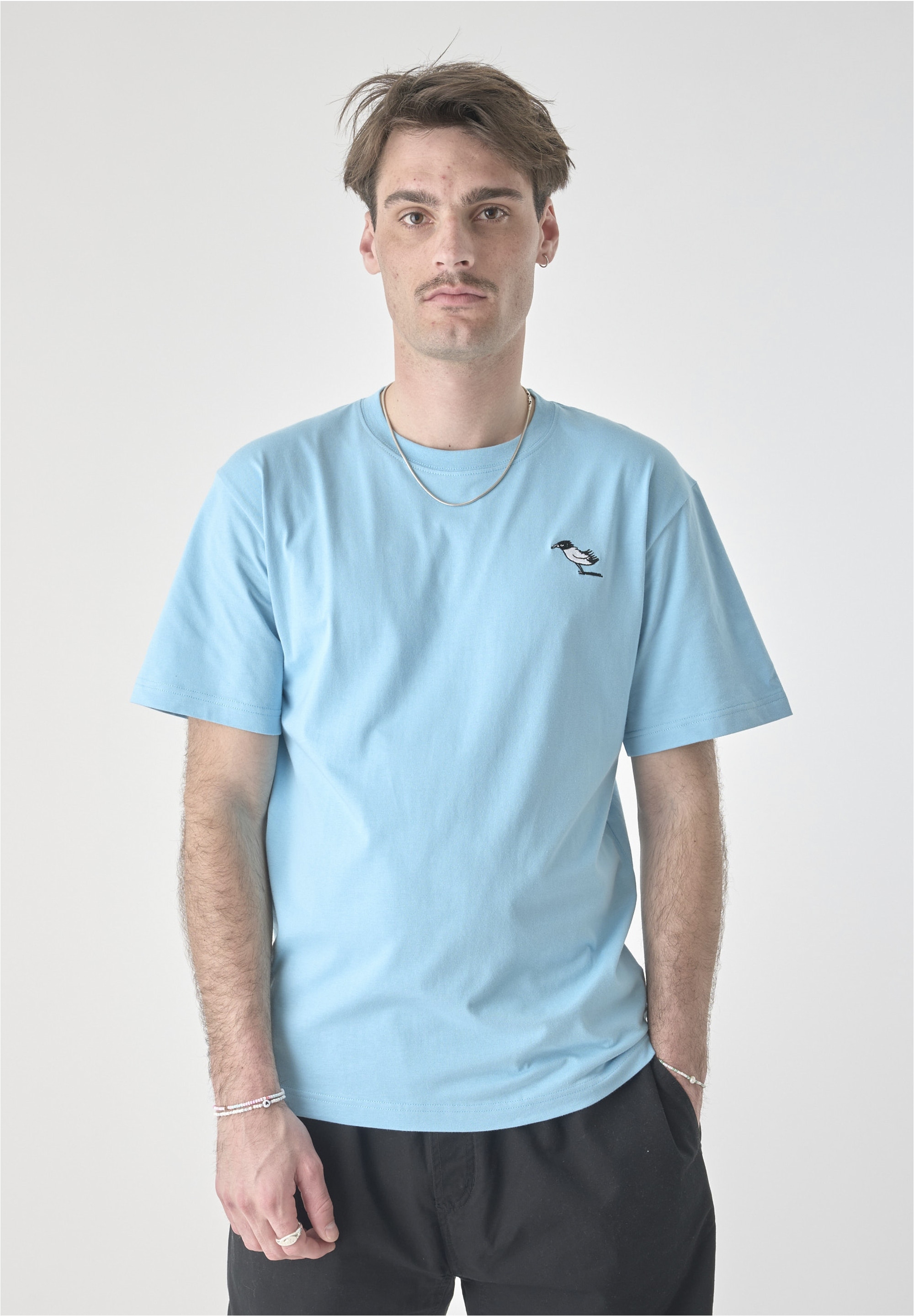 Cleptomanicx T-Shirt "Classic Tee Storm Gull", mit lockerem Schnitt günstig online kaufen