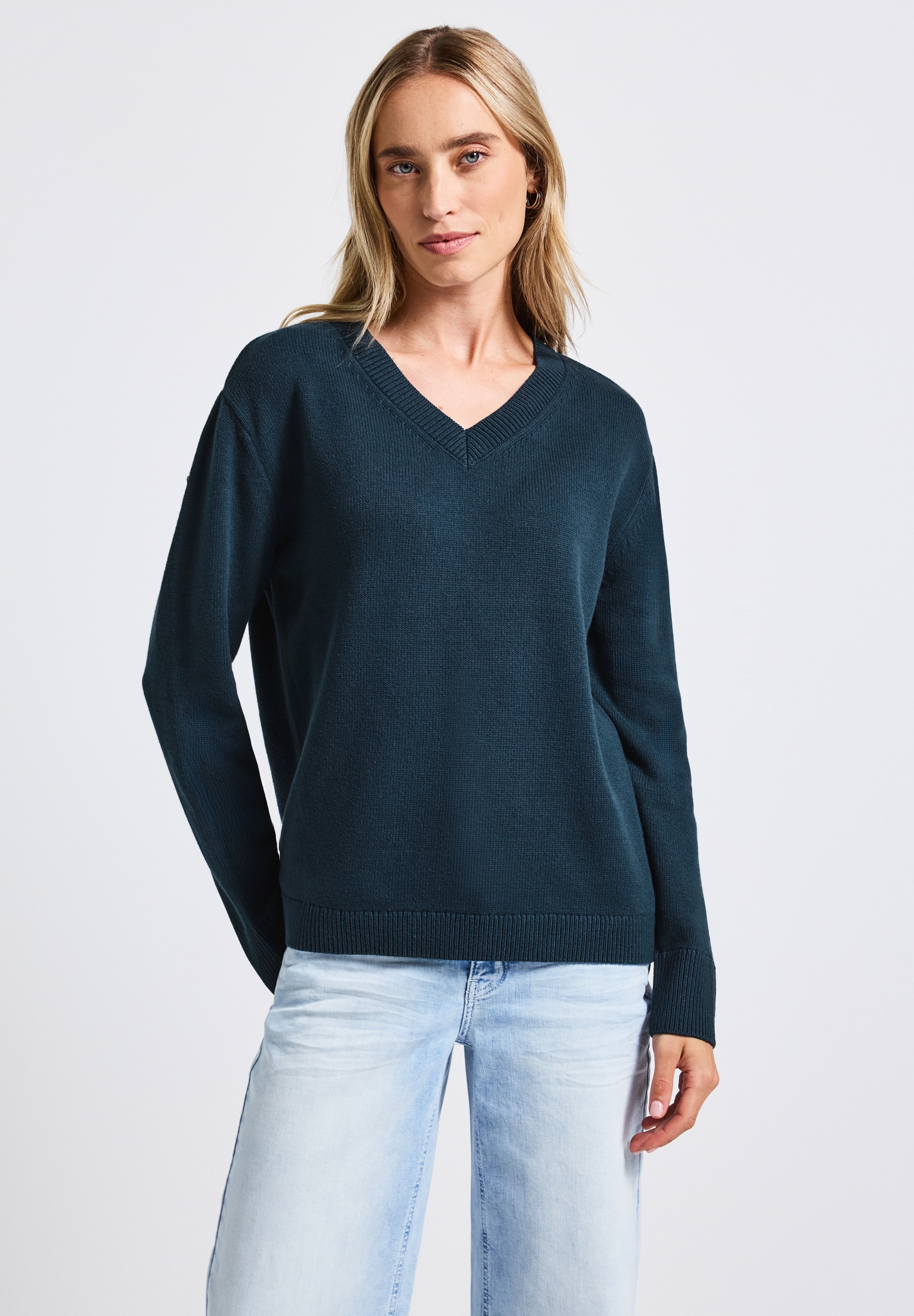 STREET ONE Strickpullover im soften Baumwoll-Mix