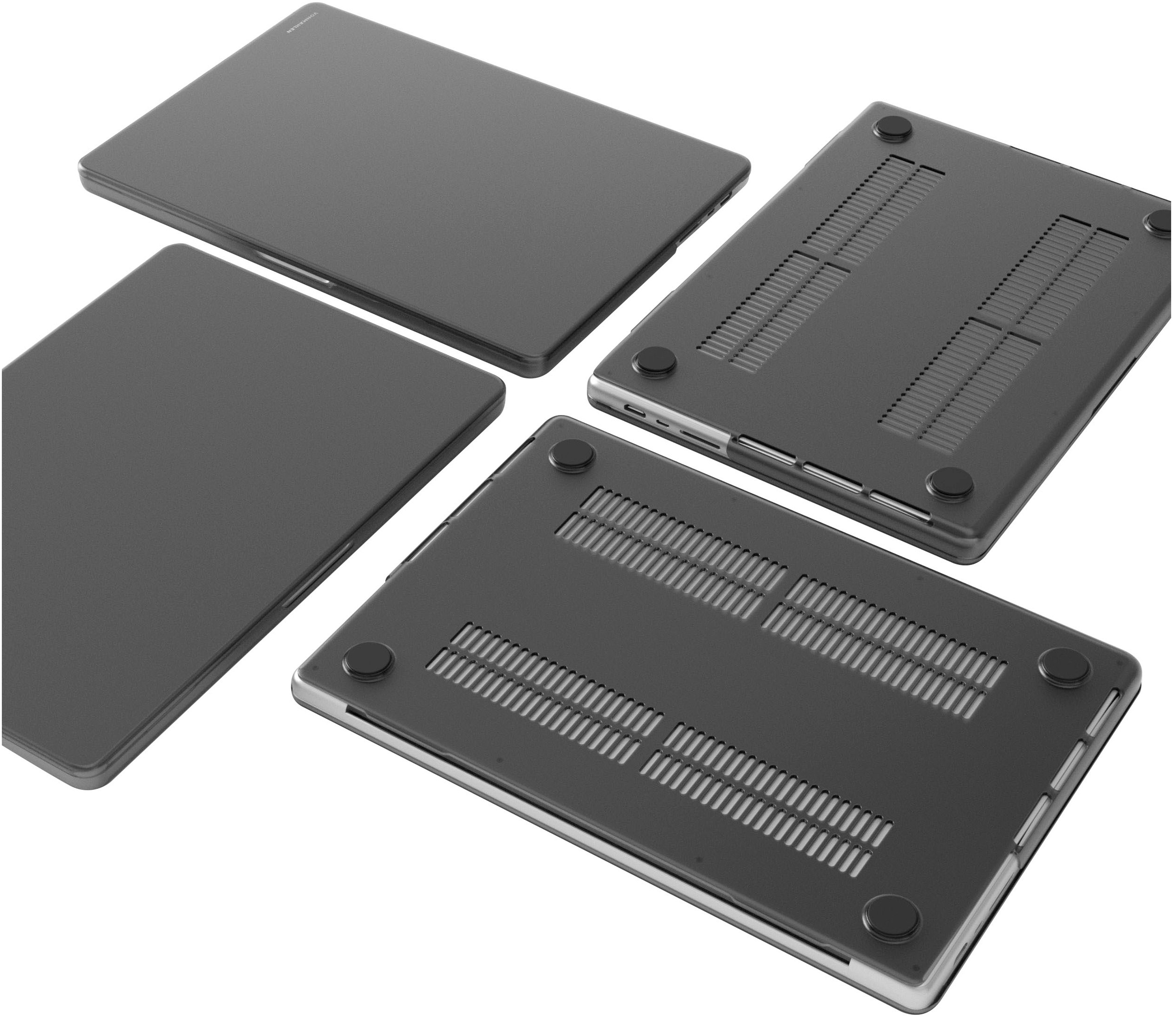 VONMÄHLEN Laptop-Hülle »Transparent Case for MacBook MacBook Pro 14“ Matt Black«