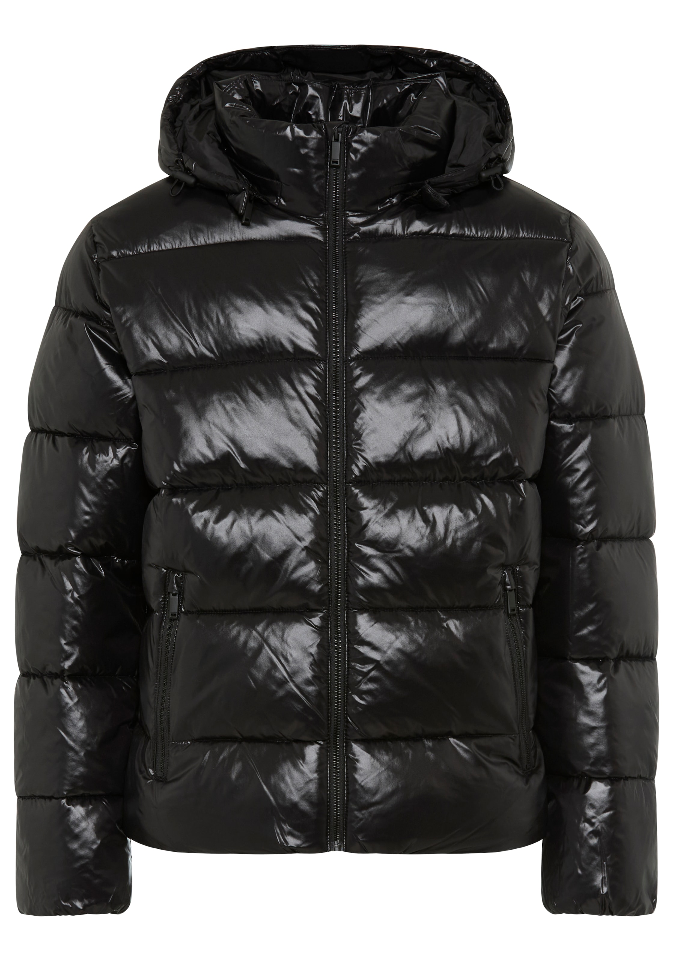 Calvin Klein Steppjacke, mit Kapuze, Kapuze, Regular Fit, glänzendes Materi günstig online kaufen