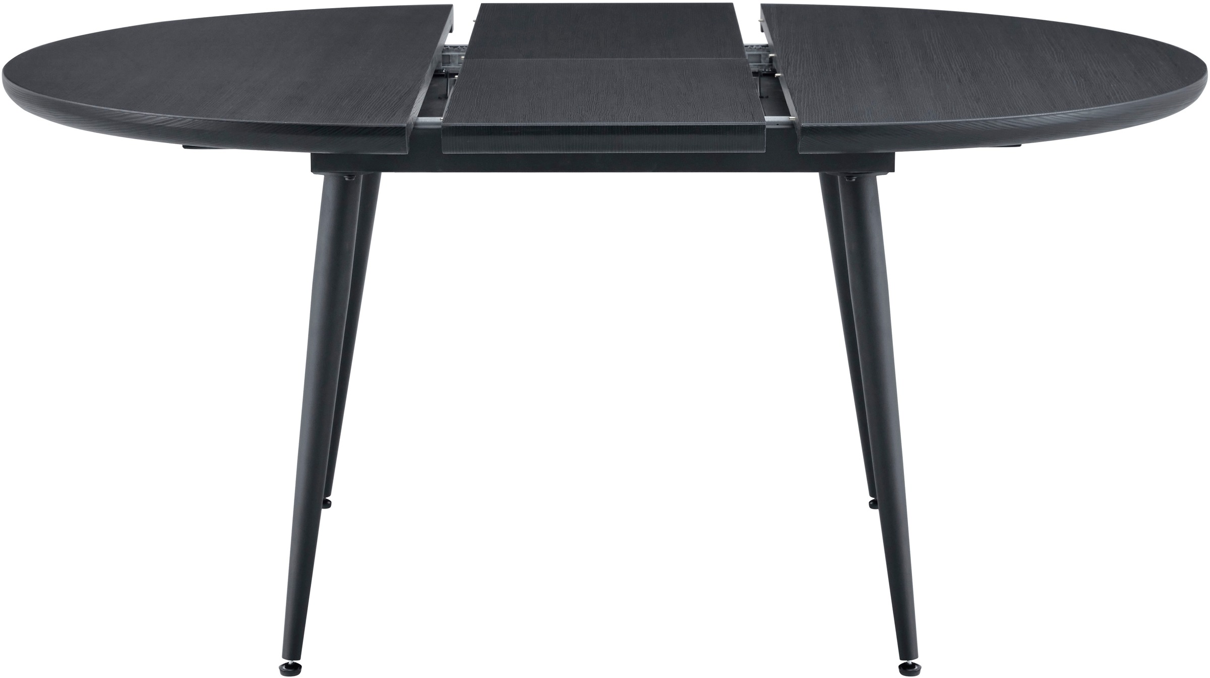 Duo Collection Frida Extendable Dining Table Black 120cm 3