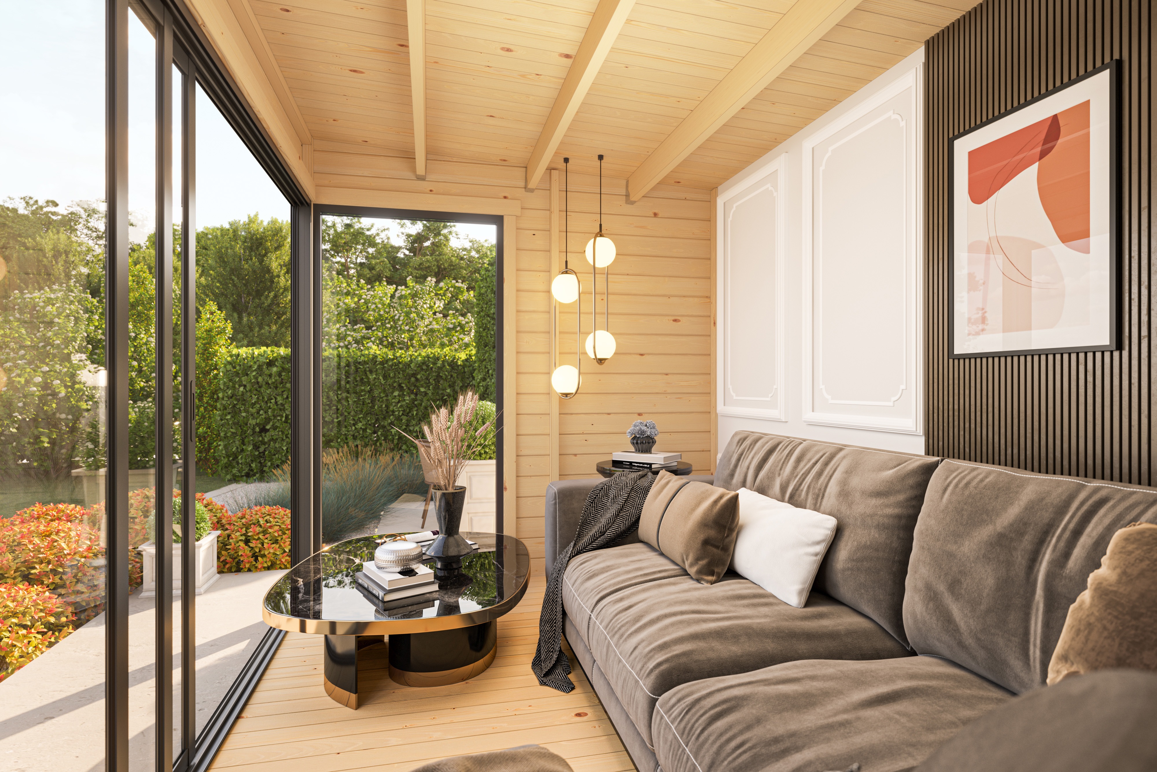 Thumbnail - Nordic Holz Gartenhaus "AUSTIN 3"