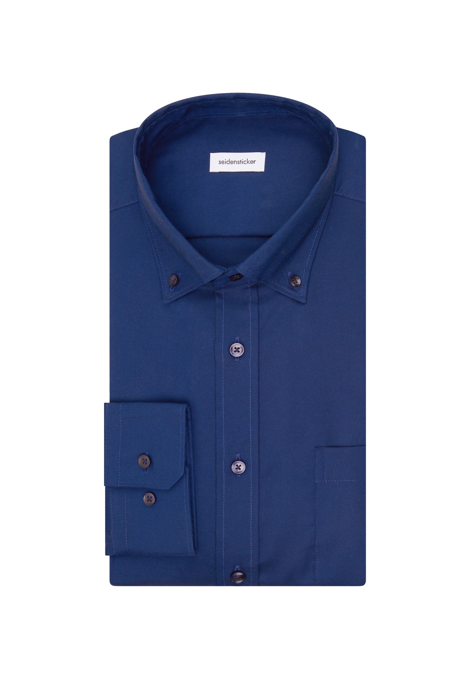 seidensticker Businesshemd »Schwarze Rose«, Comfort 1/1 Button-Down-Kragen Uni