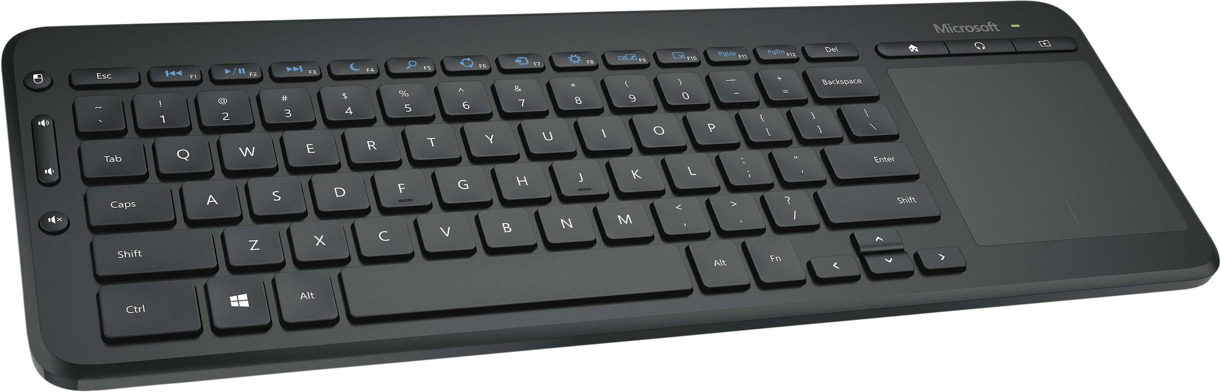 Microsoft Tastatur mit Touchpad »All-in-One Media Keyboard«, (Touchpad-Multimedia-Tasten)