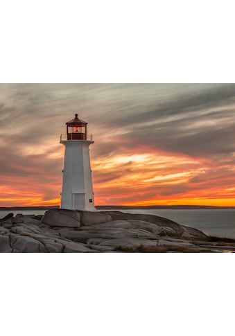 Papermoon Fototapetas »Lighthouse Peggy Cove Sun...