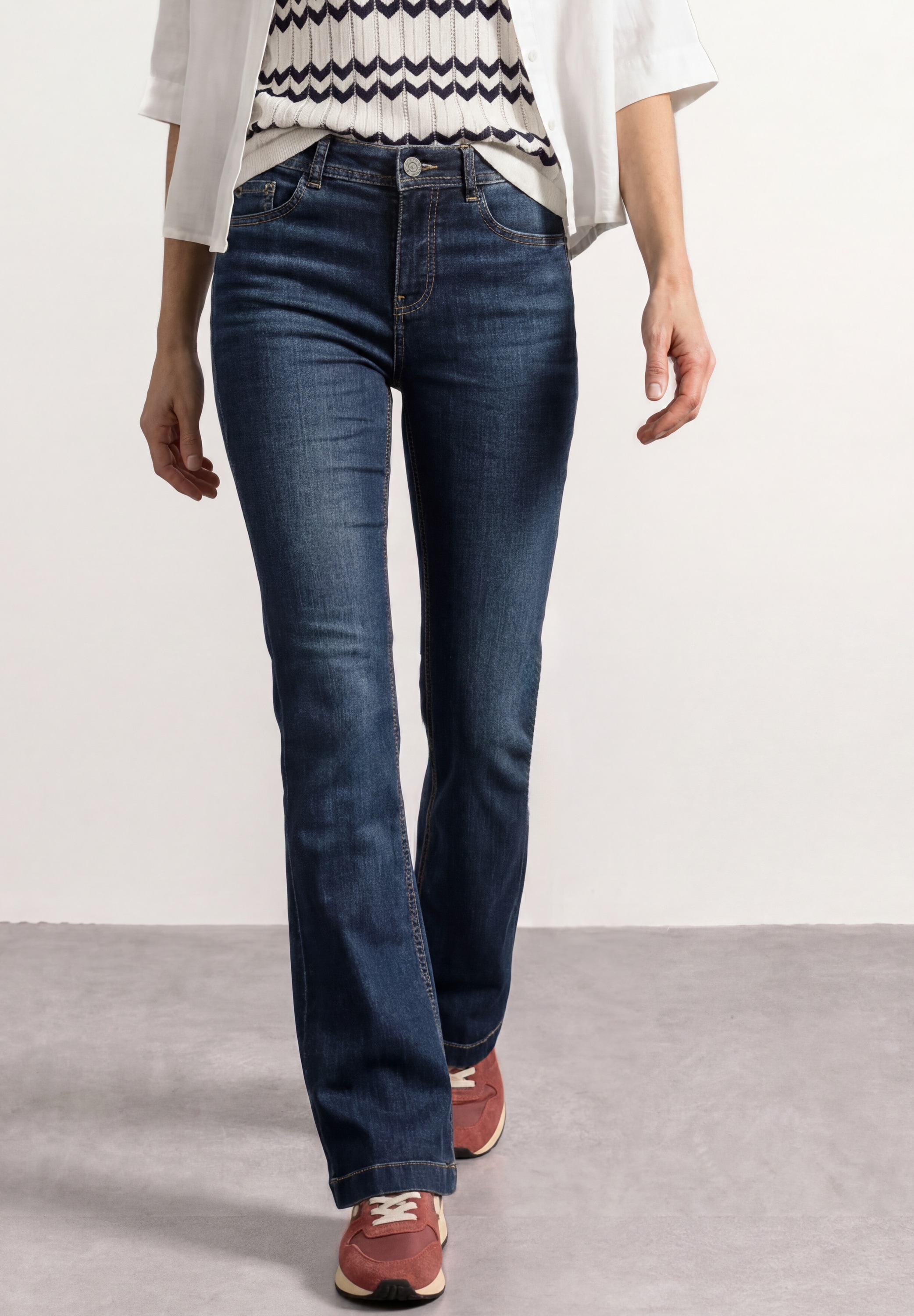 STREET ONE Slim-fit-Jeans High Waist