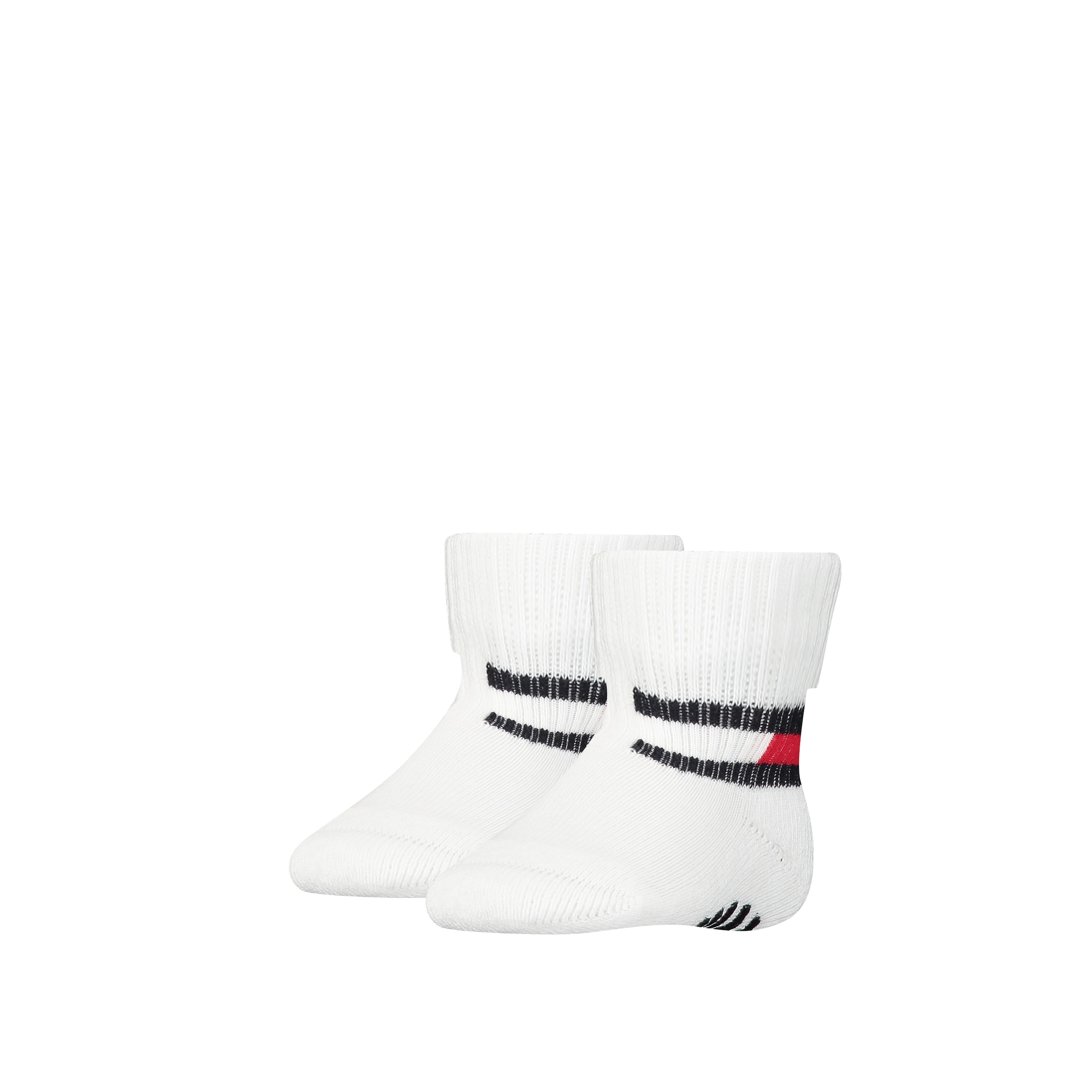 Tommy Hilfiger "TH BABY SOCK FLAG SOCK" 2 Paar, mit Antirutsch-Noppen an der Fußsohle