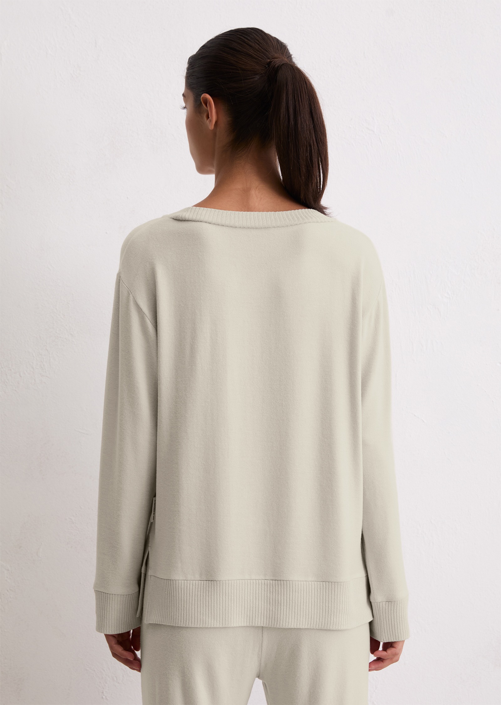 Thumbnail - Marc OPolo Longsleeve weiter Rundhalsausschnitt, weich, leicht, lange Ärmel