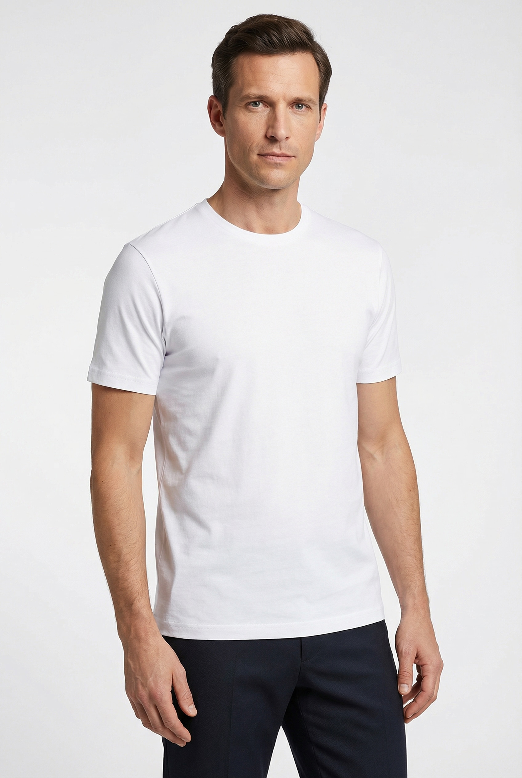 MARVELIS T-Shirt Packung, 2 Stk. Doppelpack, basic, Rundhals, Unterziehshirt, regular fit