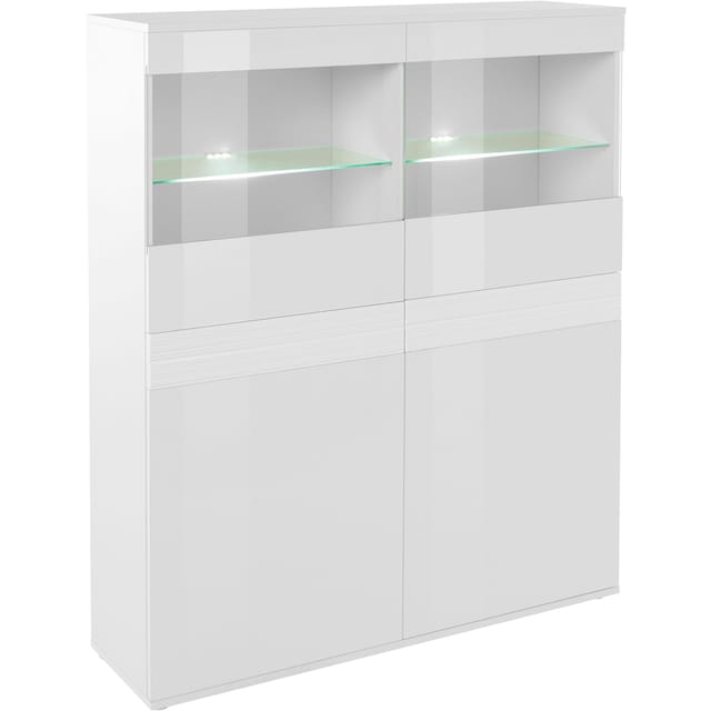 borchardt Möbel Vitrine »Florenz«, Höhe 125 cm | BAUR