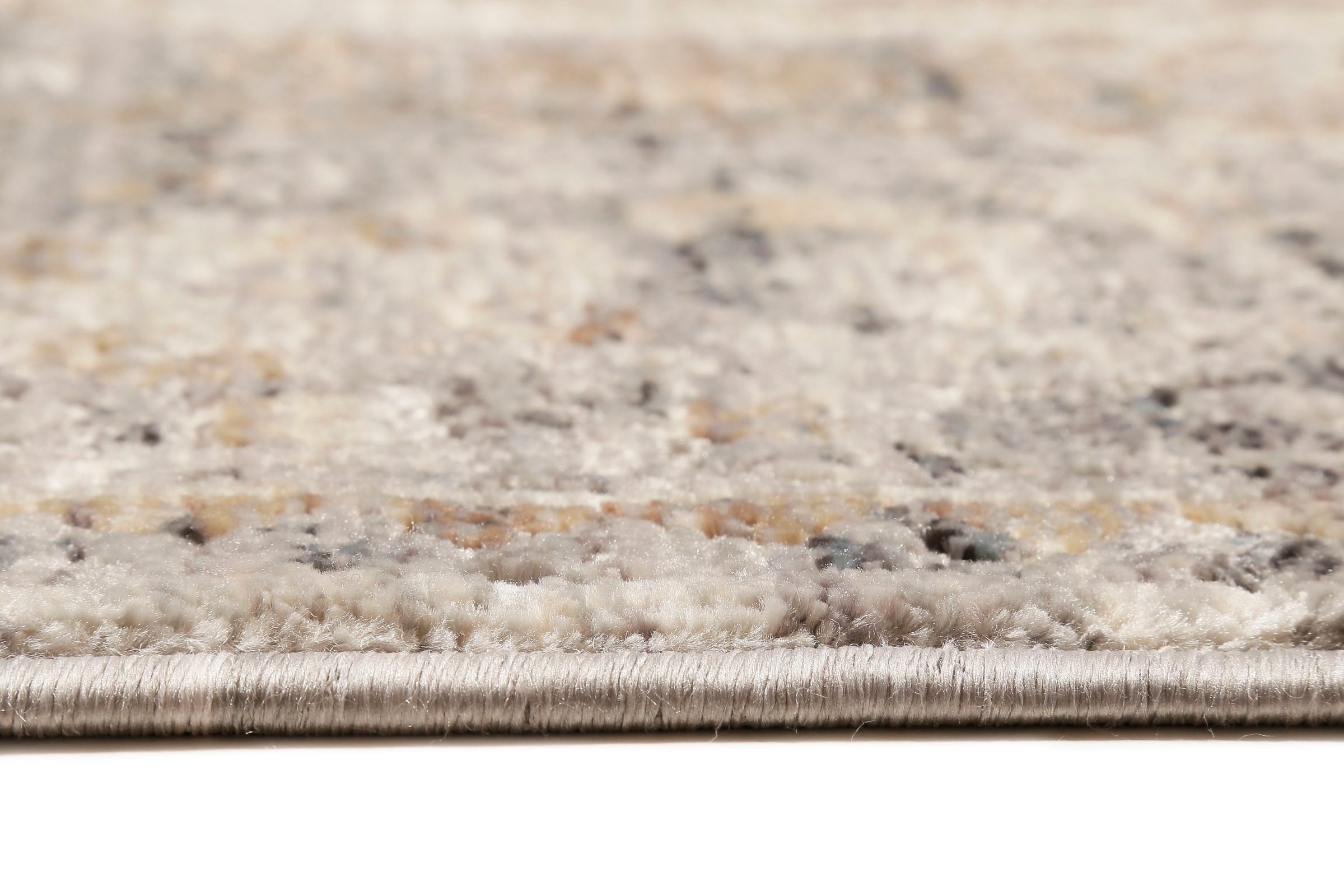 Wecon home Teppich »SoHo Touch«, rechteckig, 7 mm Höhe, Hoch-Tief-Struktur, Wohnzimmer