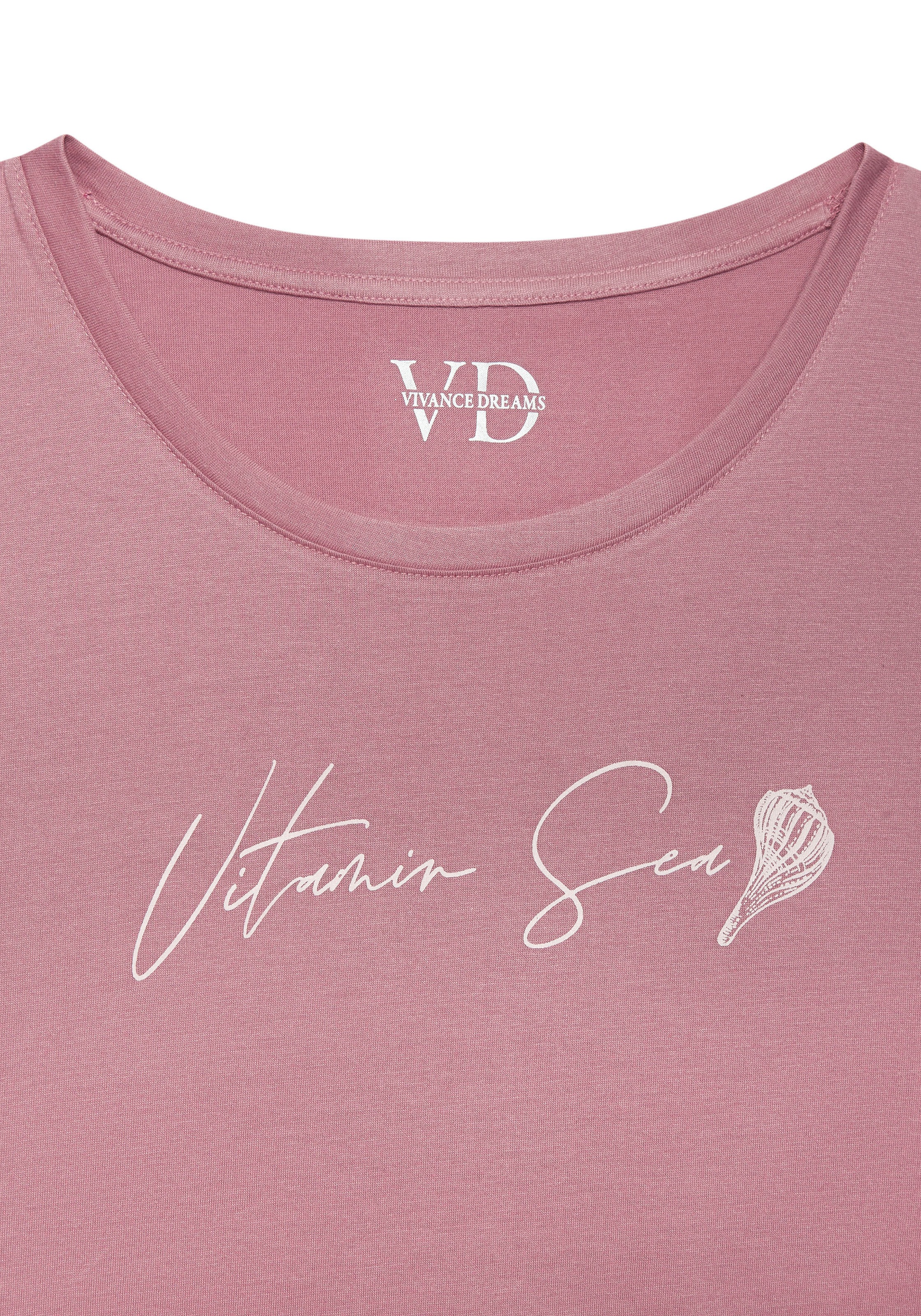 Vivance Dreams Sleepshirt, mit schönem Frontprint