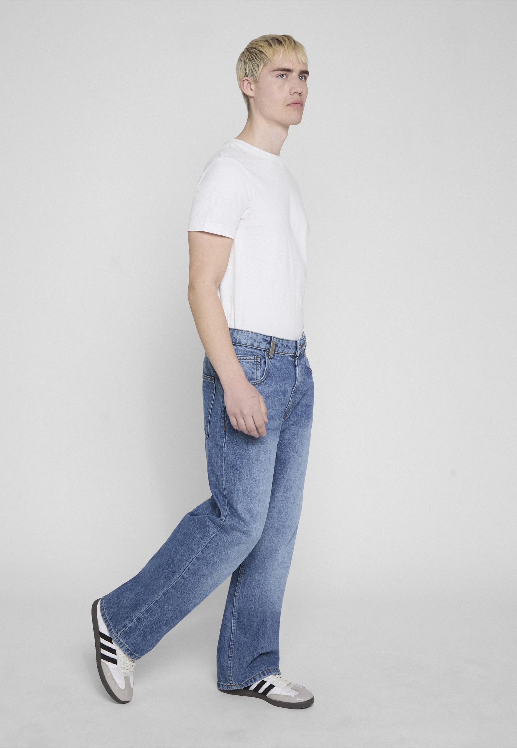 2Y Studios Adrik Basic Baggy Jeans Blue 36 8