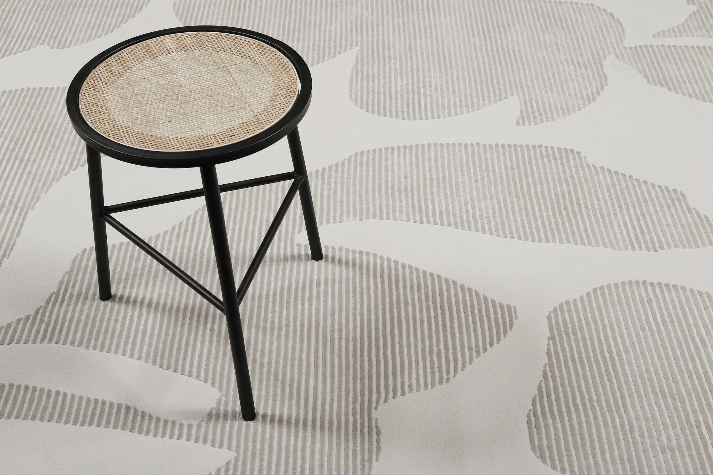 Esprit Teppich »Sara« quadratisch 12 mm Höhe Kurzflorteppich, gewebt, floral, modern, Wohnzimmer, trendig