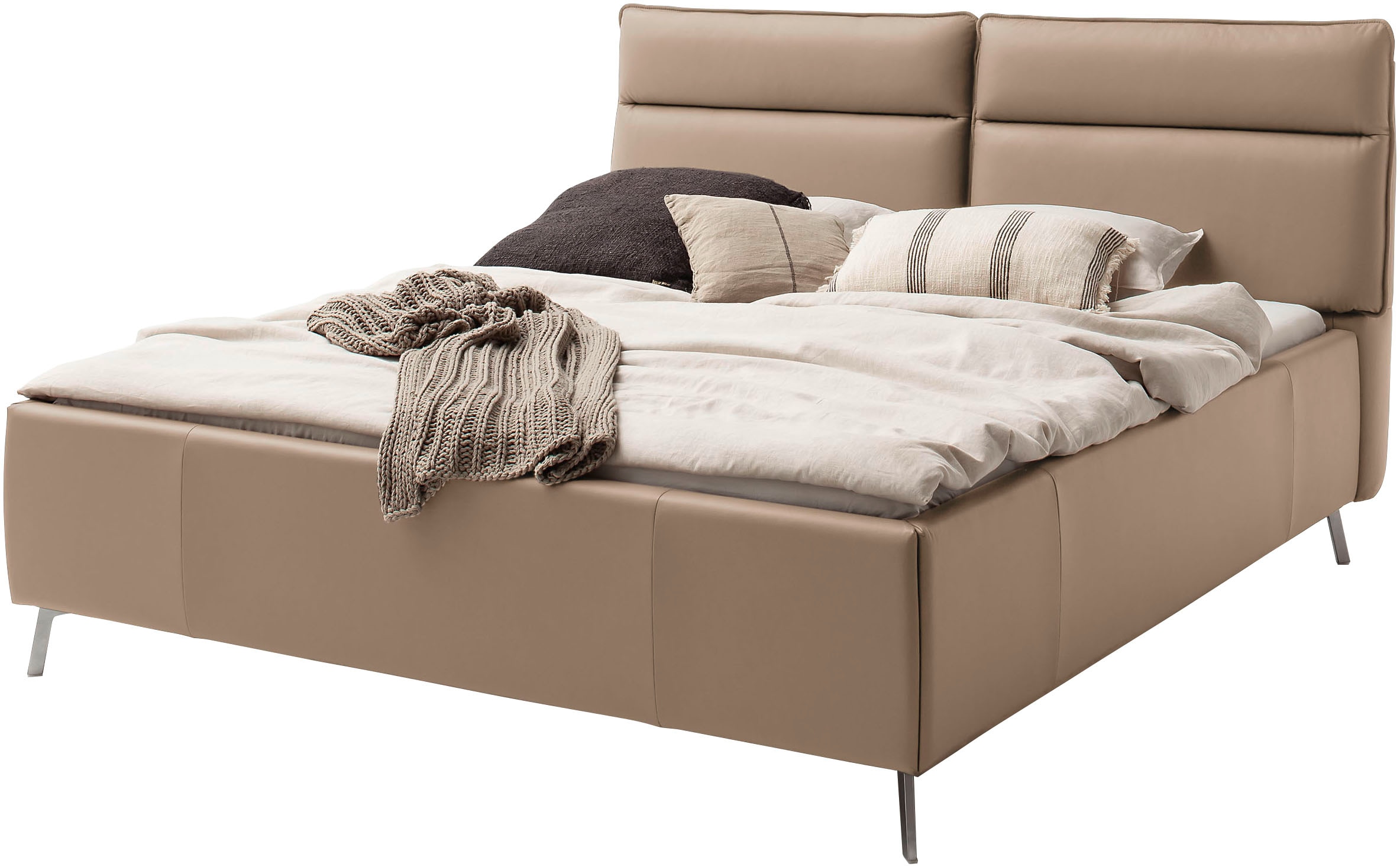 Home affaire Polsterbett "Cozy Town, Kopfteilverstellung, wahweise Überläng günstig online kaufen