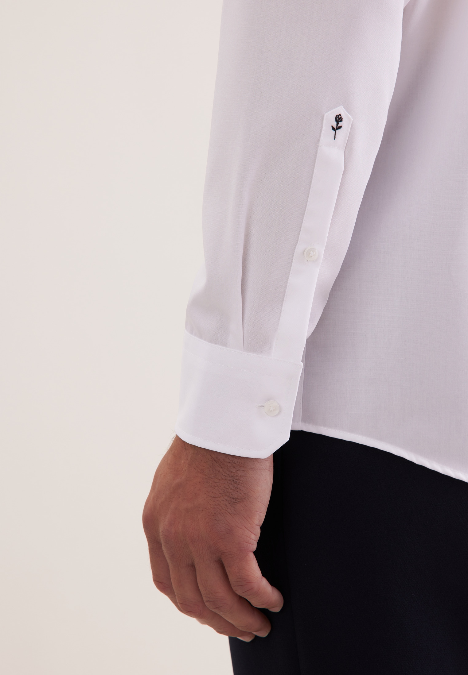 seidensticker Businesshemd »Schwarze Rose«, Regular 1/1 Button-Down-Kragen Uni