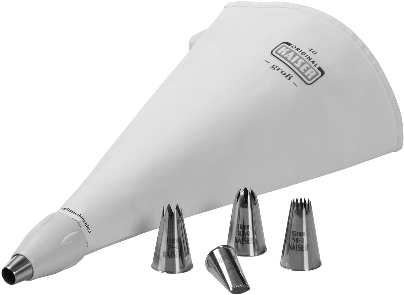 Kaiser Backformen Spritzbeutel »La Forme Plus« Wiederverwendbarer Spritzbeutel, Made in Germany