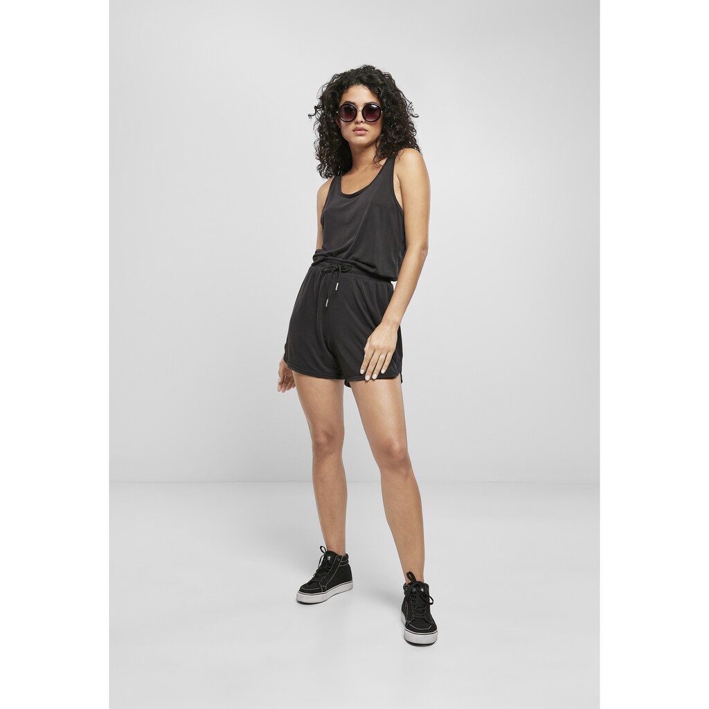 URBAN CLASSICS Jumpsuit »Urban Classics Damen Ladies Short Sleeveless Modal Jumpsuit«, (1 tlg.)