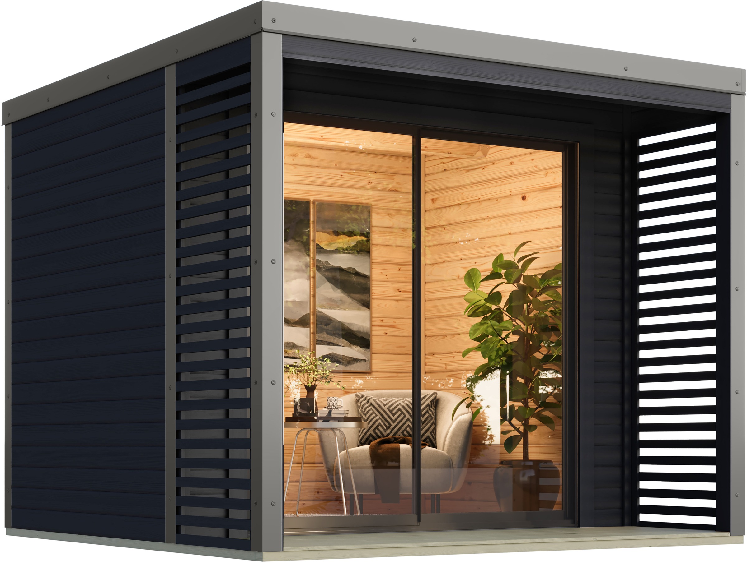 Karibu Gartenhaus »Saturino« inkl. Massivholzfußboden