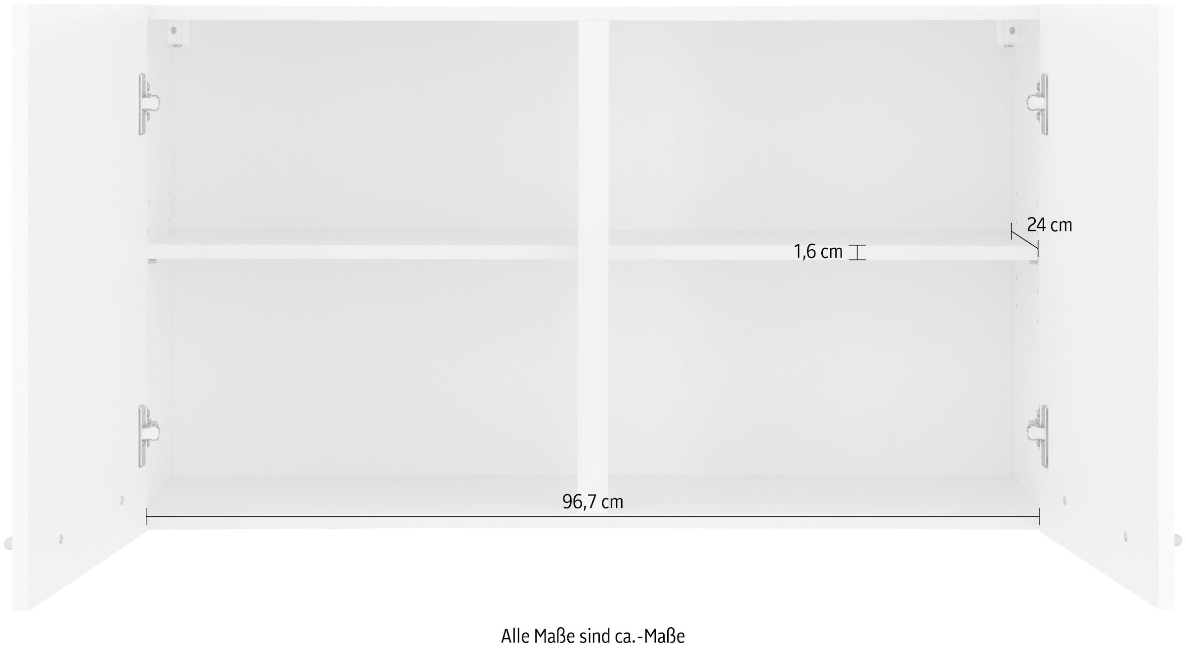 wiho Küchen Hängeschrank »Unna«, 100 cm breit