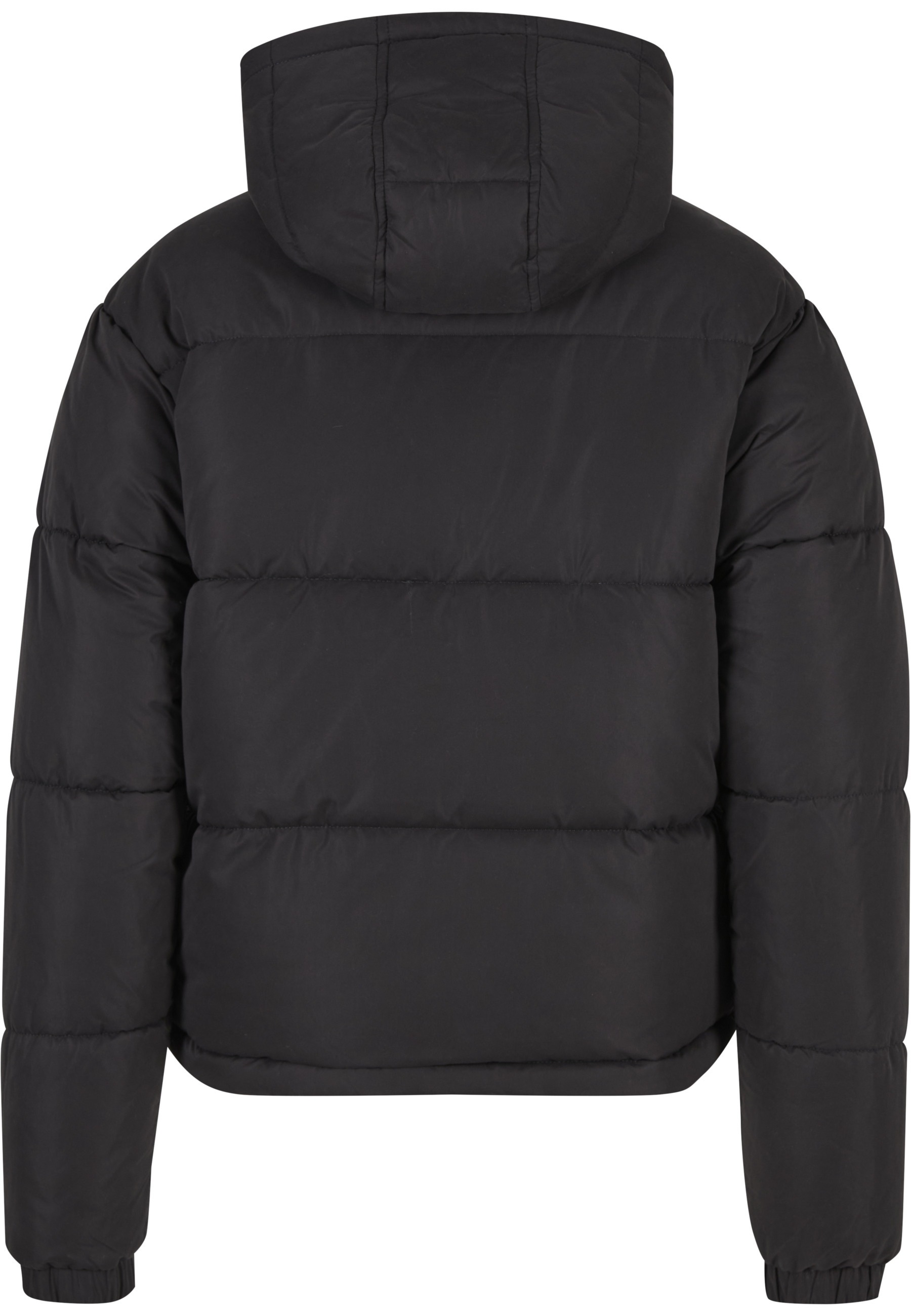 URBAN CLASSICS Winterjacke »Urban Classics Ladies Peached Puffer Jacket With Hood« 1 Stk. tlg. mit Kapuze