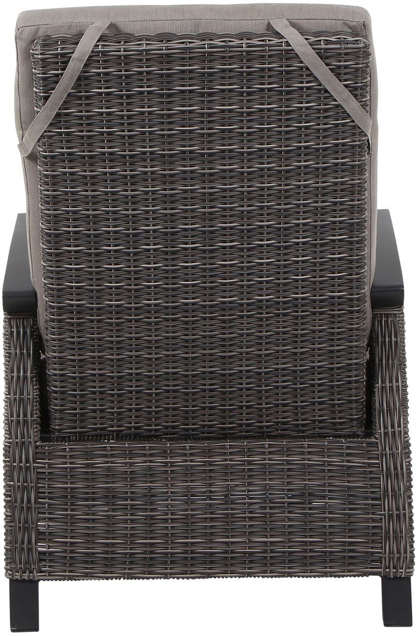 Siena Garden Gartenlounge-Set »Corido«, (Set, 8 tlg.), bestehend aus 2 Sesseln, 1 Bank, 1 Tisch und 4 Auflagen