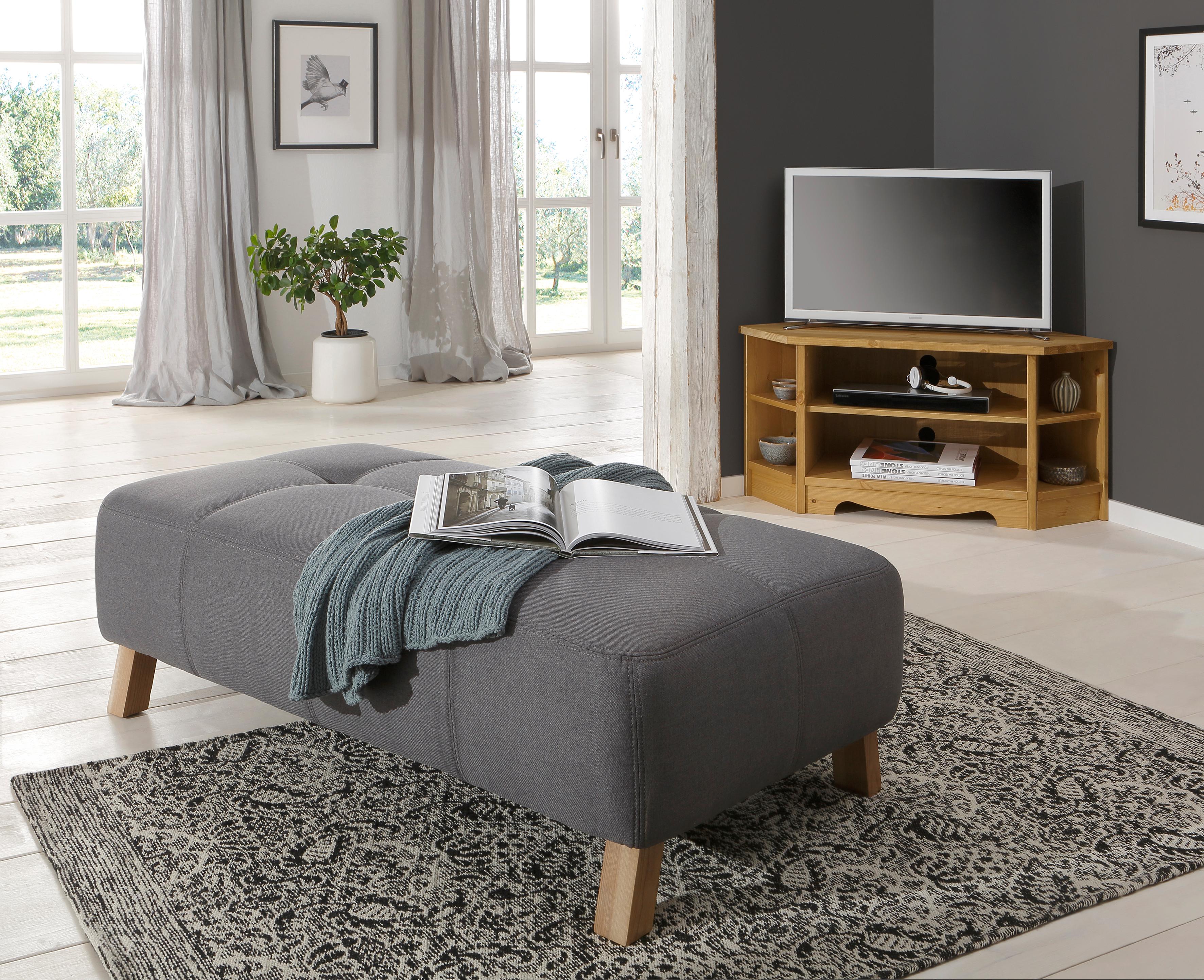 Thumbnail - Home affaire Lowboard "Trinidad, TV-Schrank, Eck-TV -Schrank", Kommode, Breite 105 cm, FSC zertifiziertes Massivholz