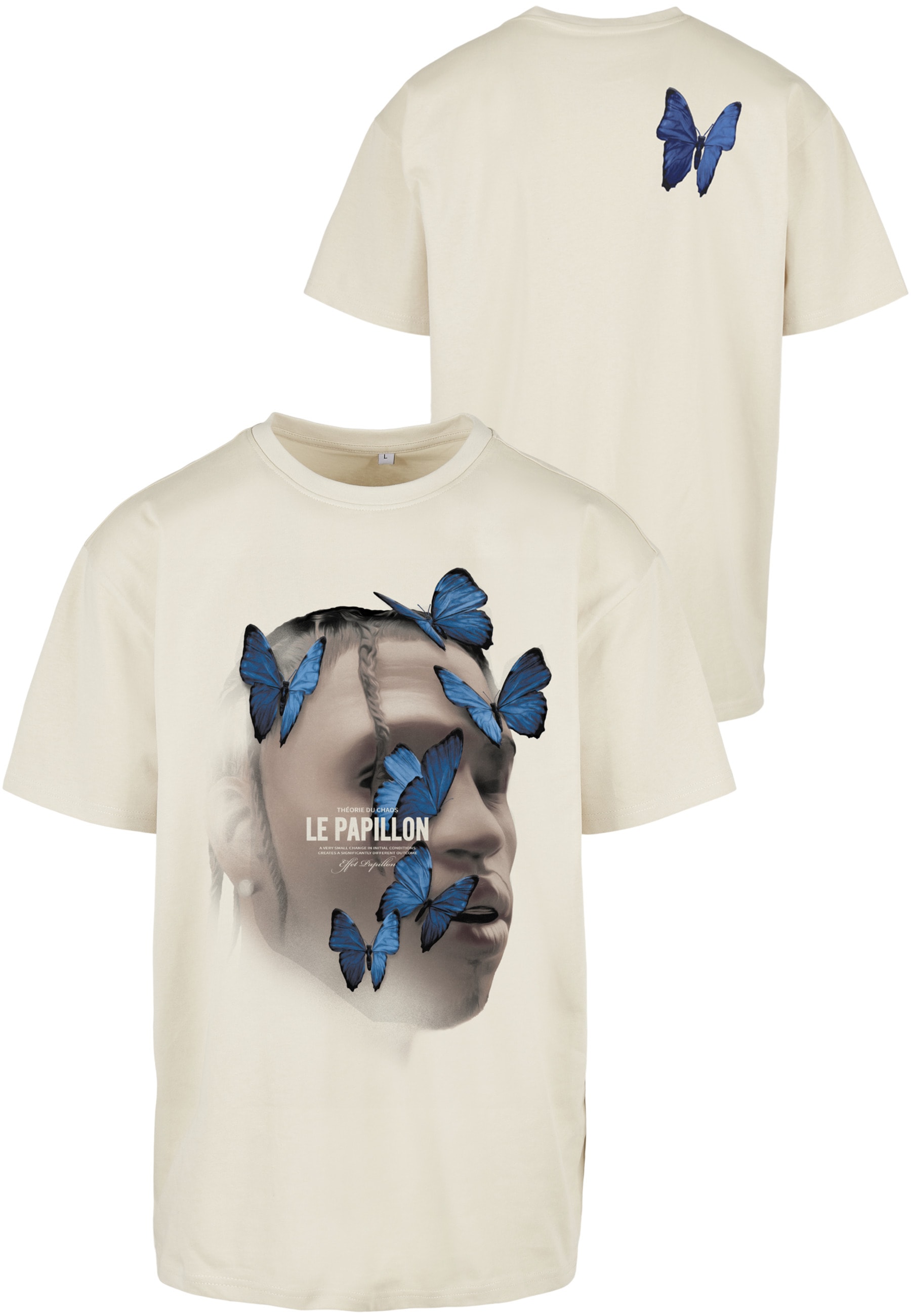 Upscale by Mister Tee Kurzarmshirt "Upscale by Mister Tee Herren Le Papillon Oversize Tee" 1