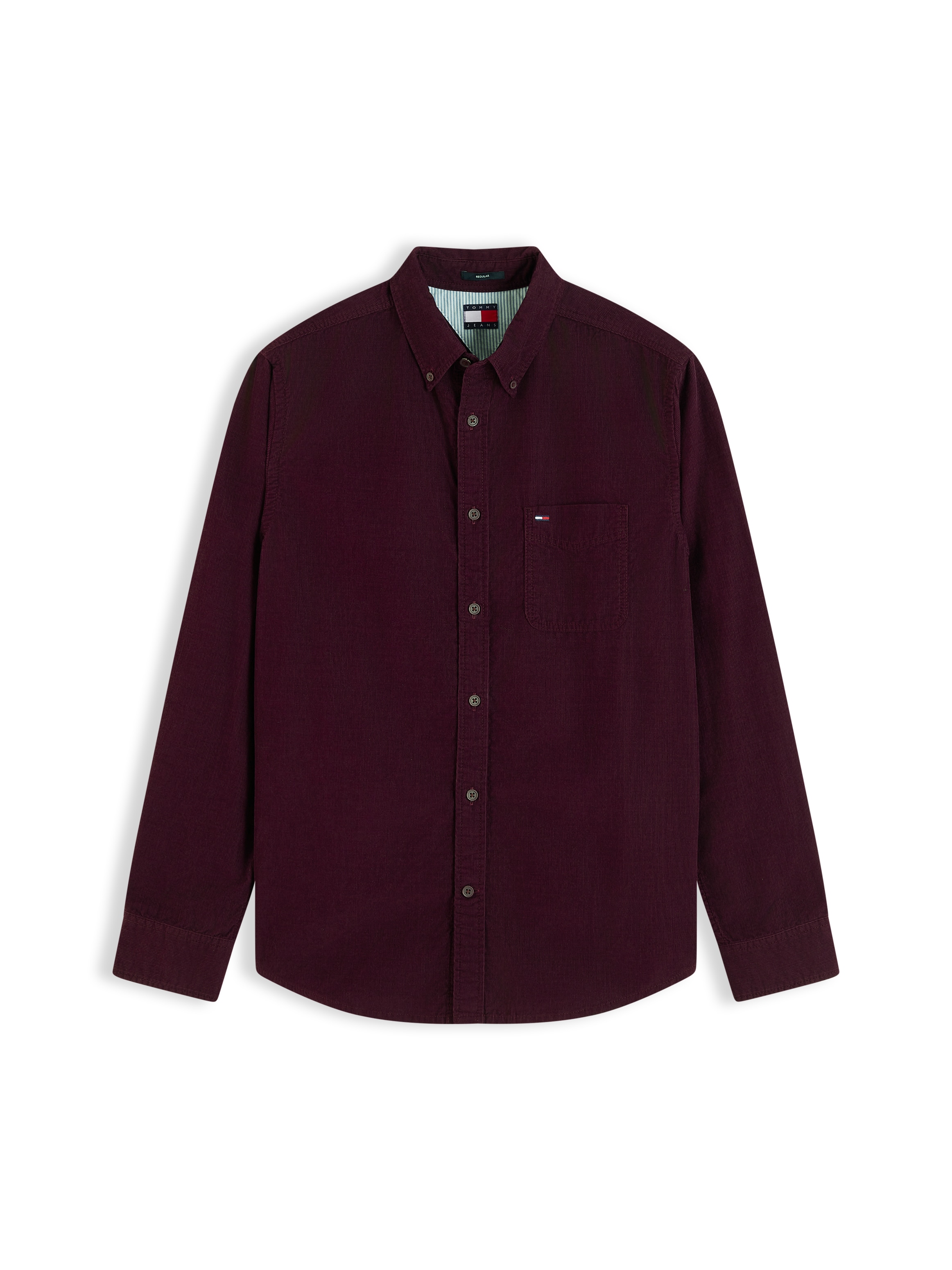 Tommy Jeans Langarmhemd »REGULAR BABY CORDUROY SHIRT« Regular fit mit Brusttasche