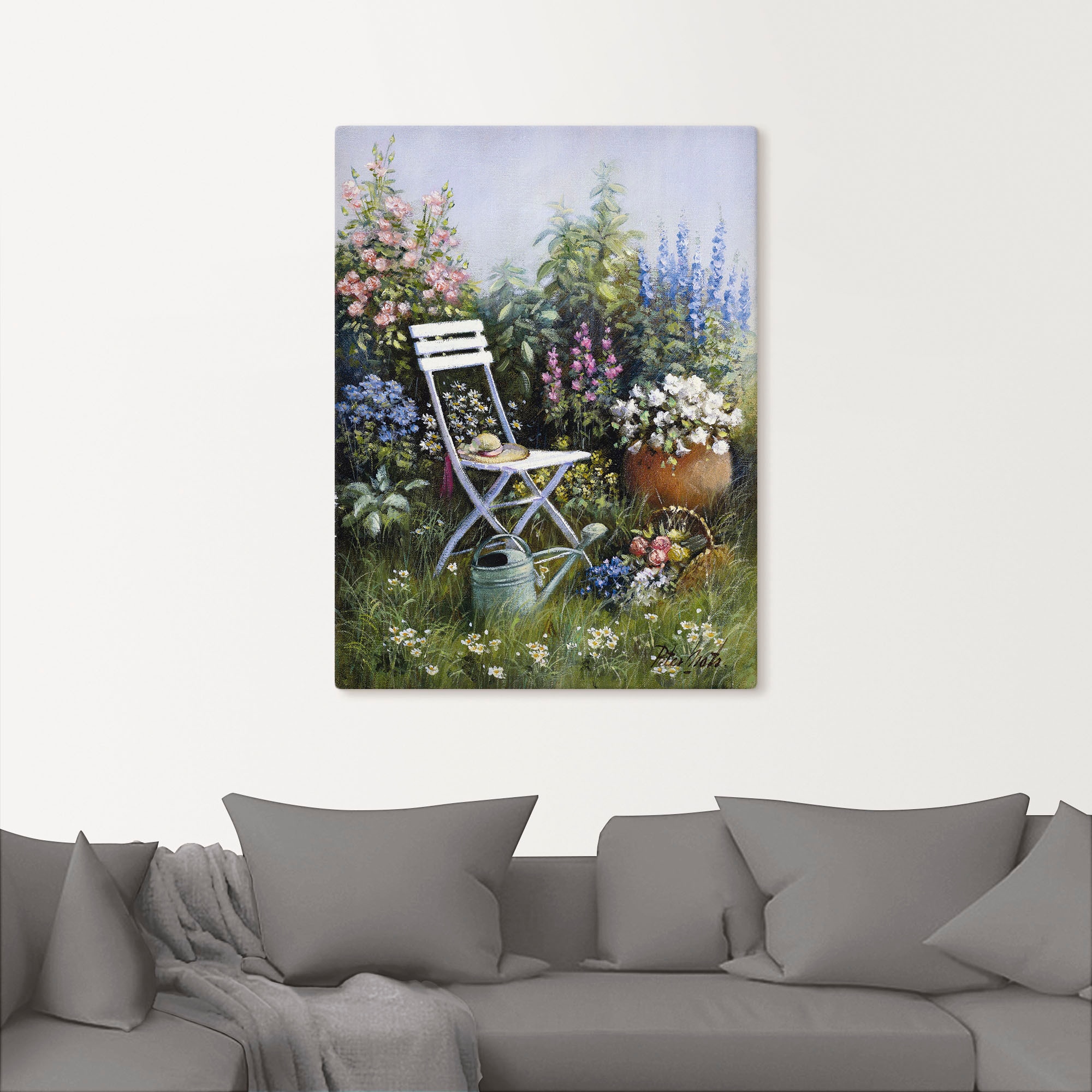 Artland Wandbild »Unvergesslich«, Garten, (1 St.), als Leinwandbild, Poster, Wandaufkleber in verschied. Größen