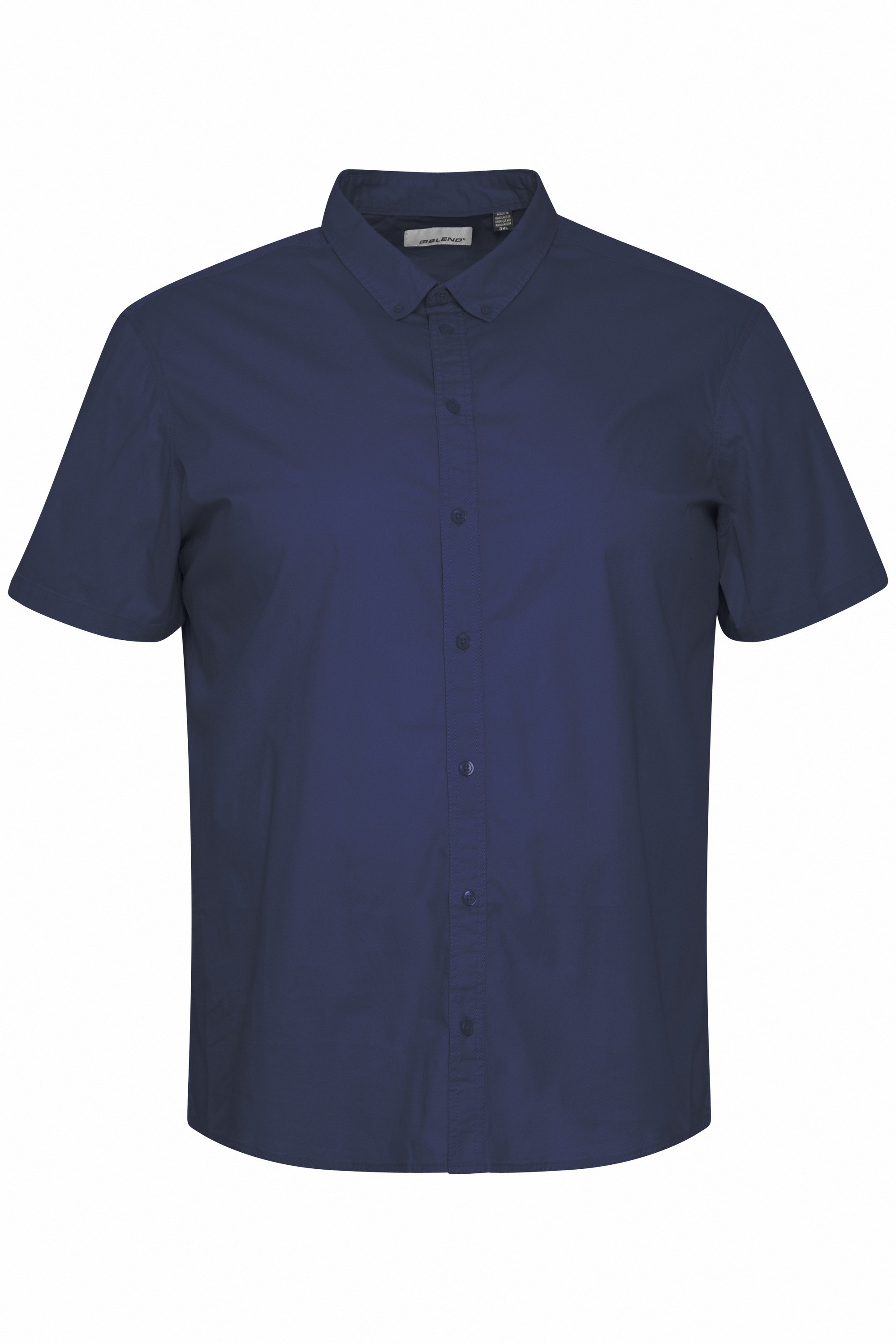 Blend Kurzarmhemd "BHBShirt", Stilvolles Kurzarmhemd mit Button-Down Kragen günstig online kaufen