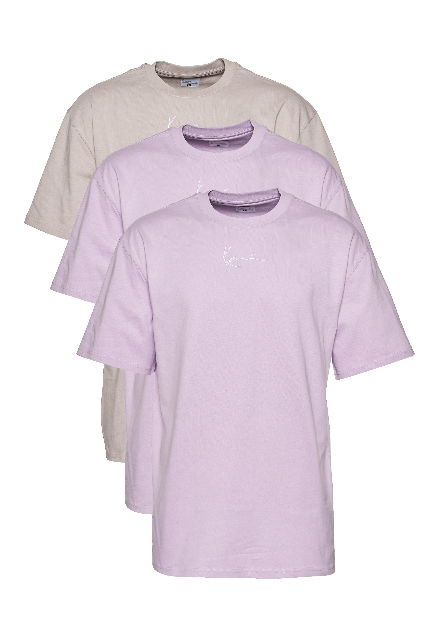 Karl Kani T-Shirt "Karl Kani Herren Small Signature 3-Pack Essential Tee" 1 Stk.